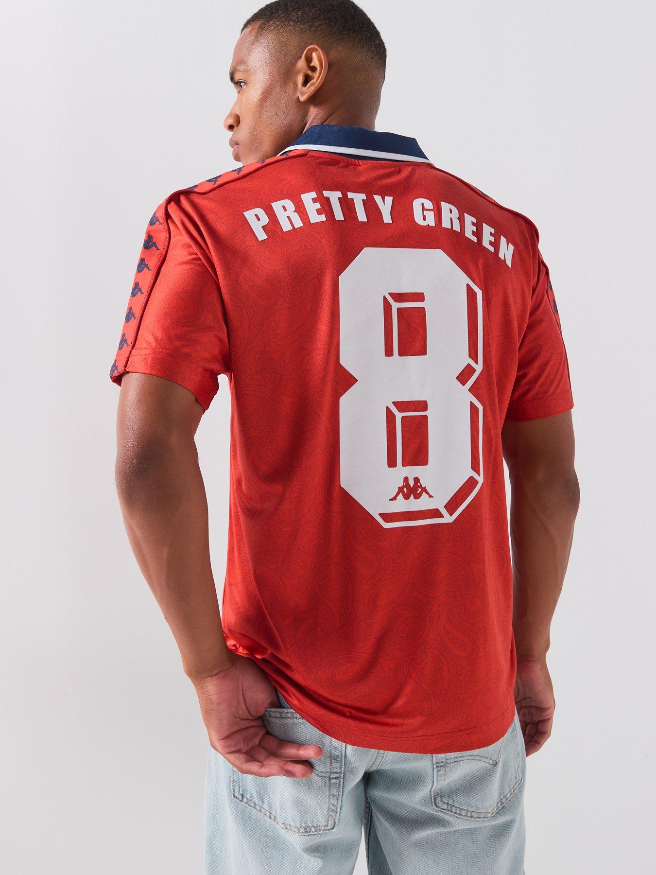 Pretty Green X Kappa Away World Cup Football Top - Red