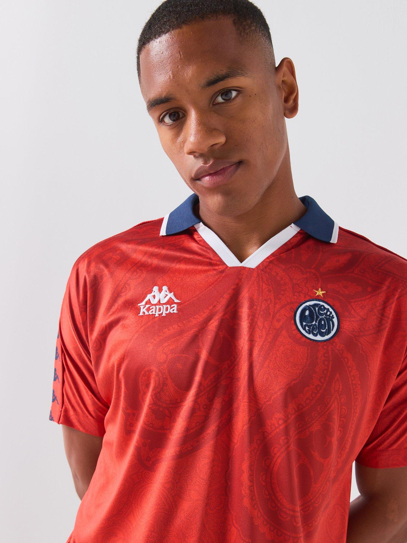 Image 4 of 5 of Pretty Green X Kappa Away World Cup Football Top - Red