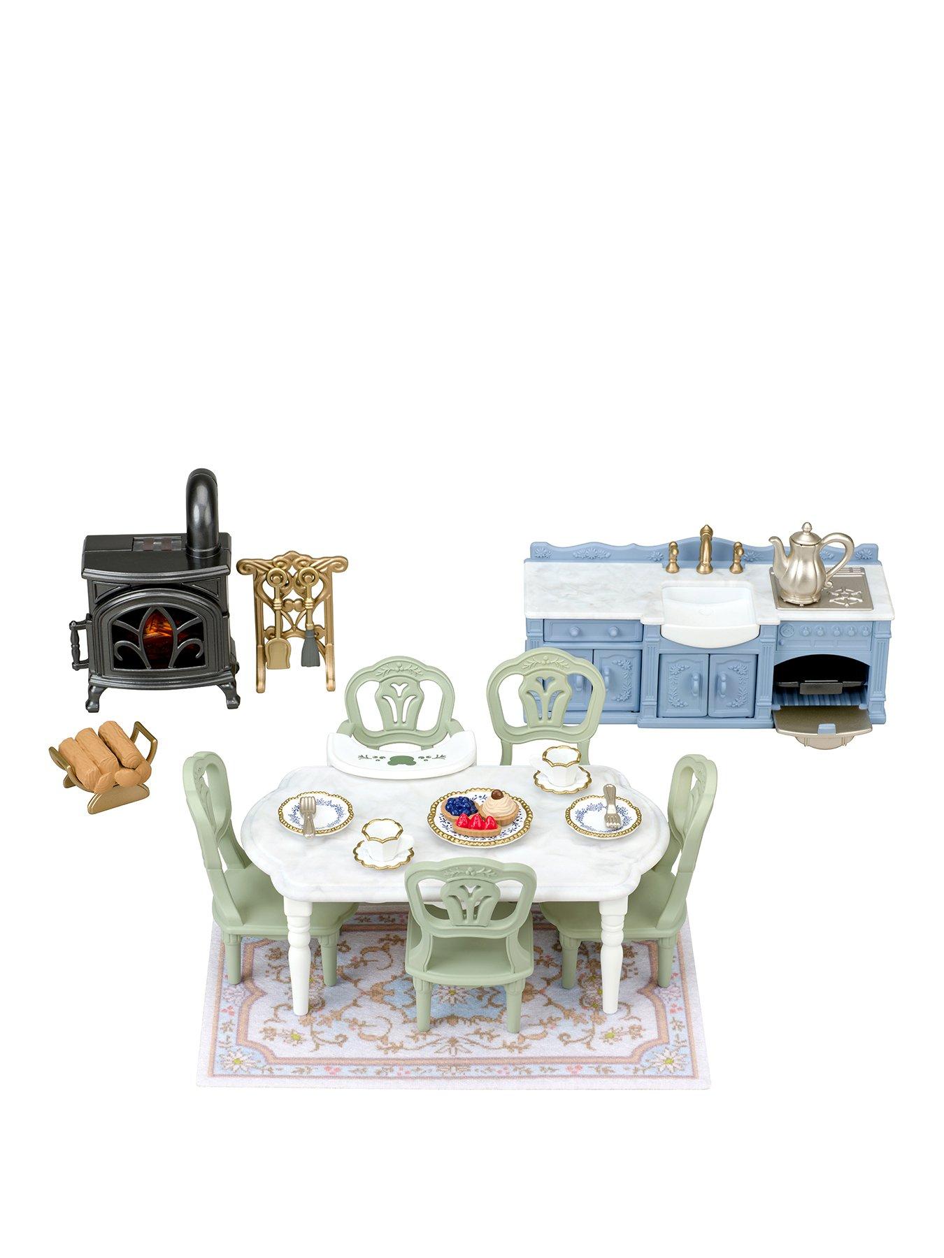 Sylvanian Families Red Roof Riverside Manor Elegant Dining Room