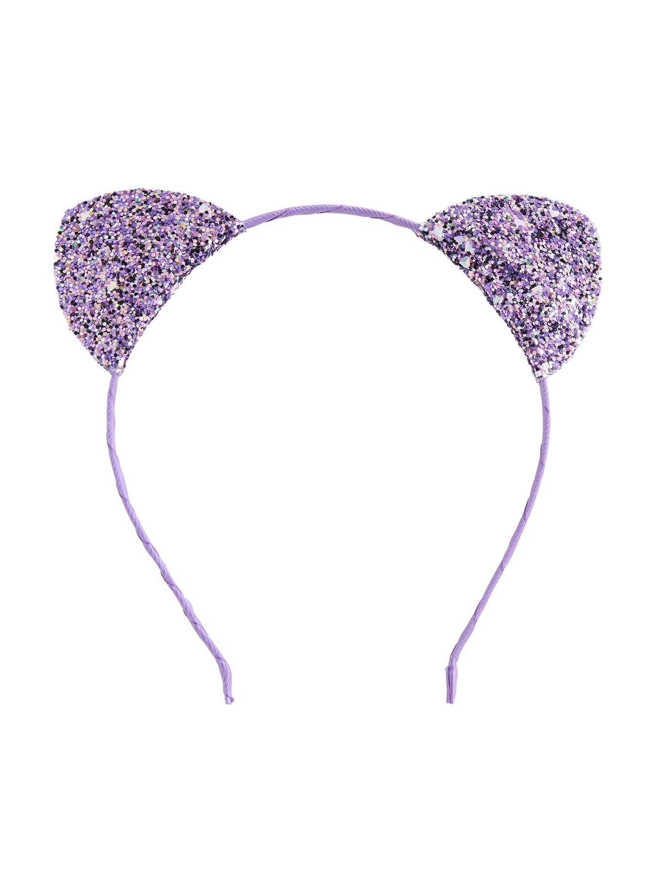 Mango Girls Glitter Ears Hairband - Purple