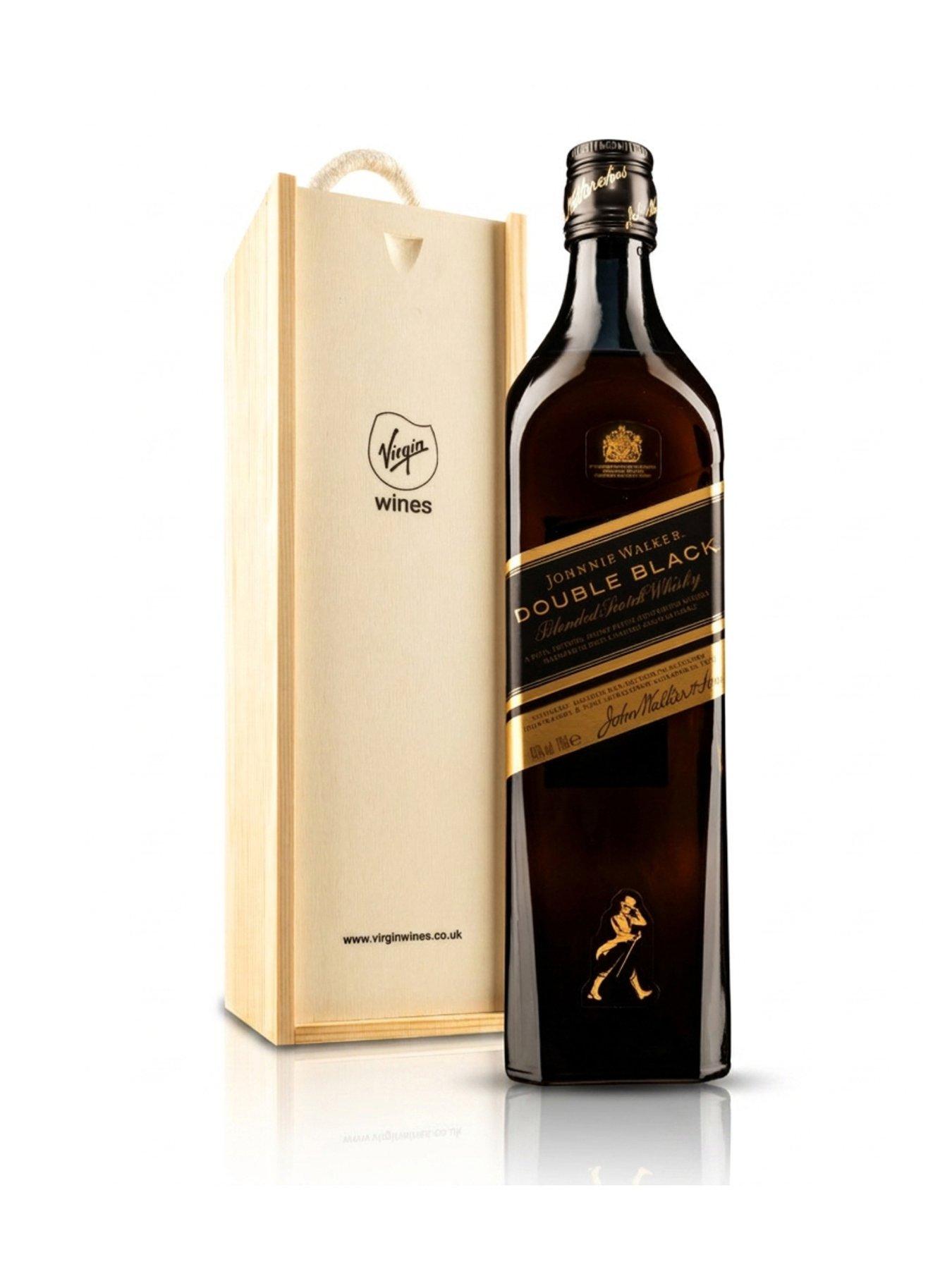 Virgin Wines Johnnie Walker Whisky In Wooden Gift Box