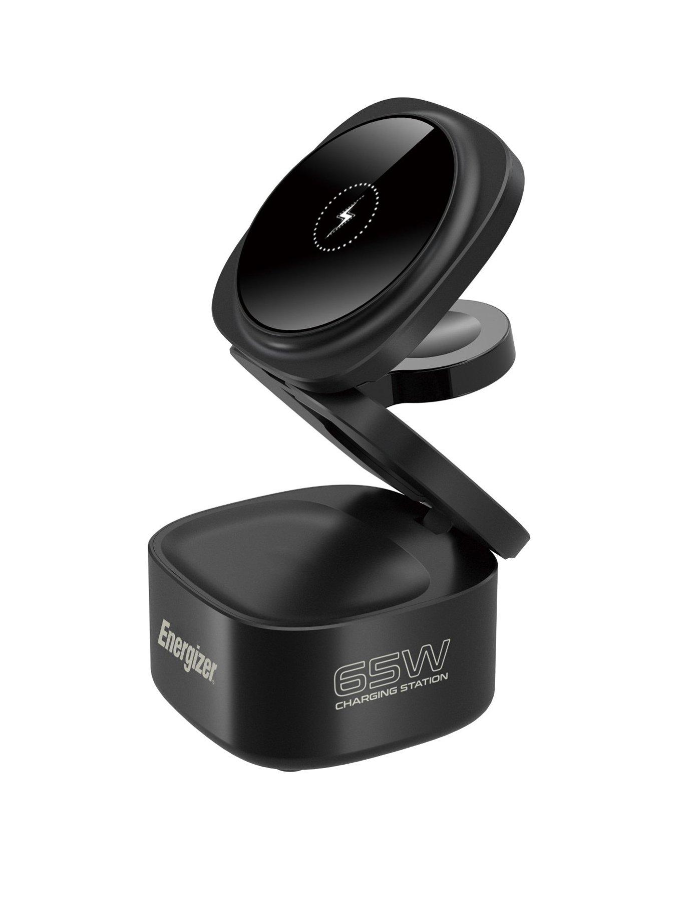 Image 1 of 7 of Energizer 15W 5-in-1 QI Wireless Stand &amp; Dock White