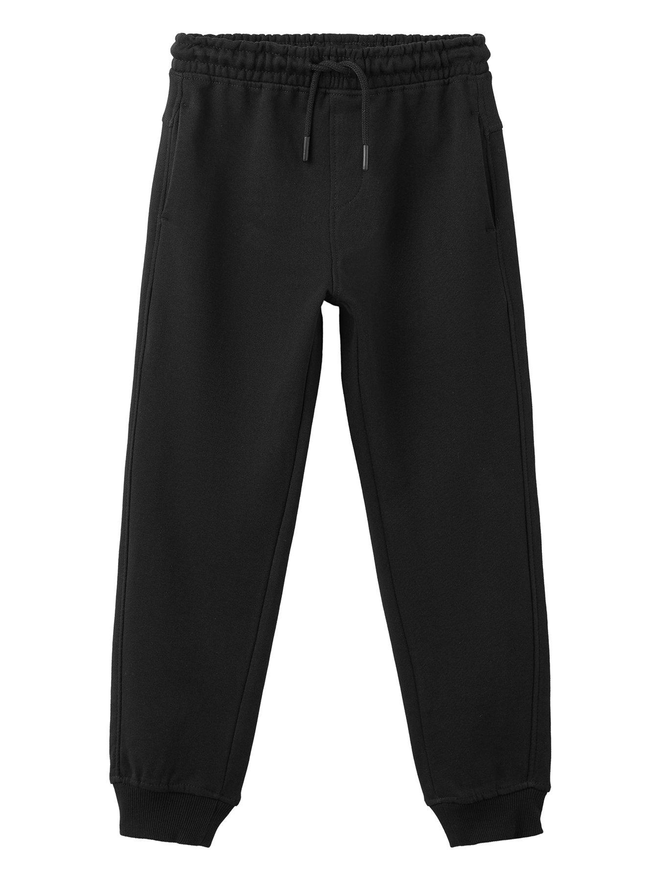 Mango Boys Basic Joggers - Black
