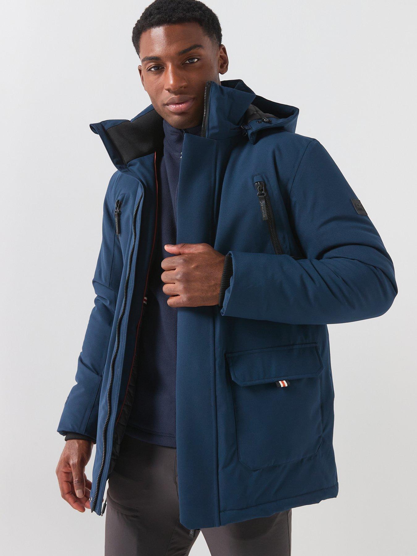 Image 1 of 7 of Regatta Mens Marron Waterproof Insulated Jacket - Navy