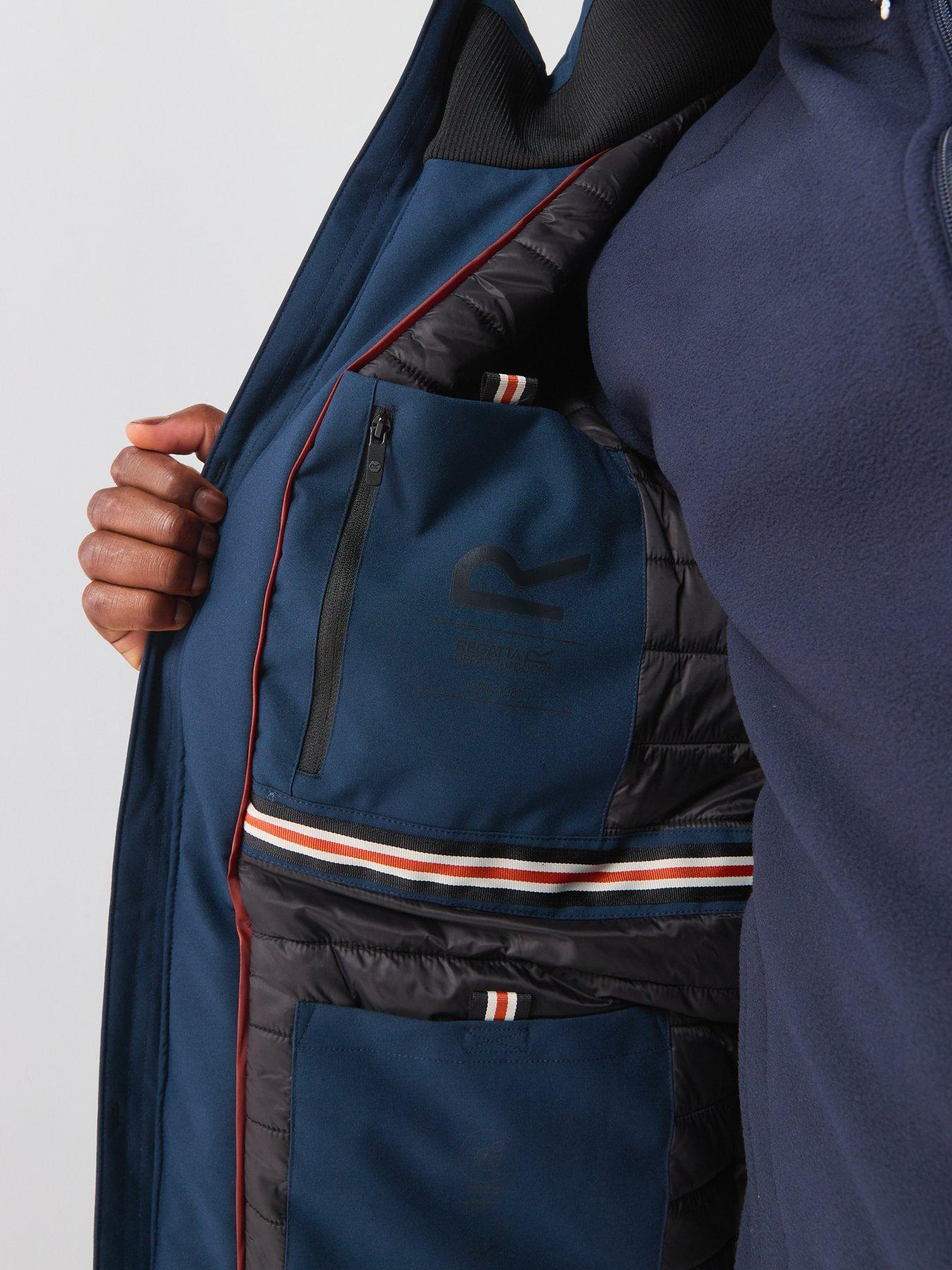 Image 4 of 7 of Regatta Mens Marron Waterproof Insulated Jacket - Navy