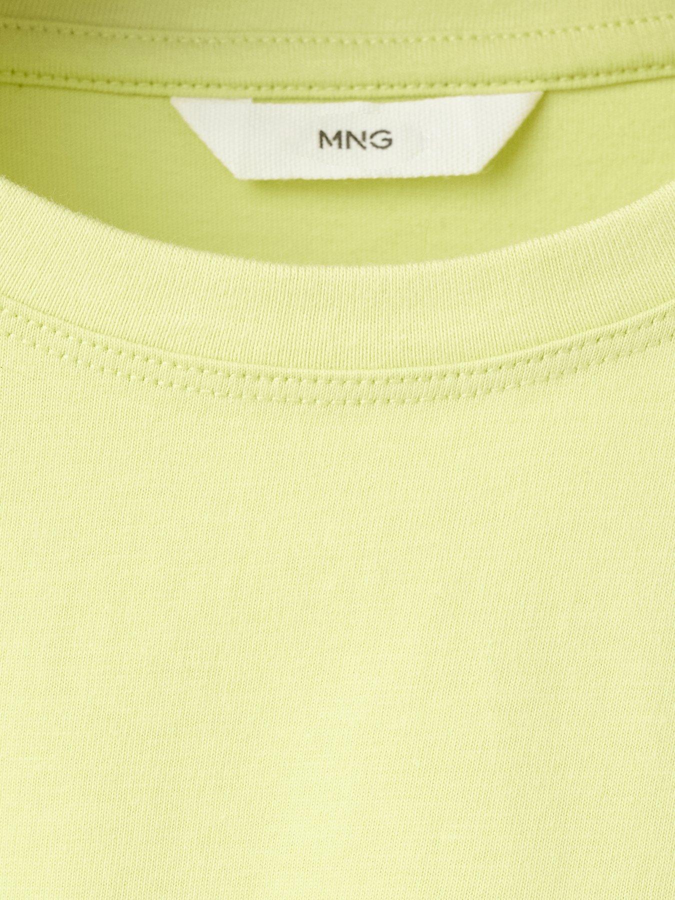 Image 3 of 4 of Mango Girls Starfest Back Print Short Sleeve T-shirt - Yellow