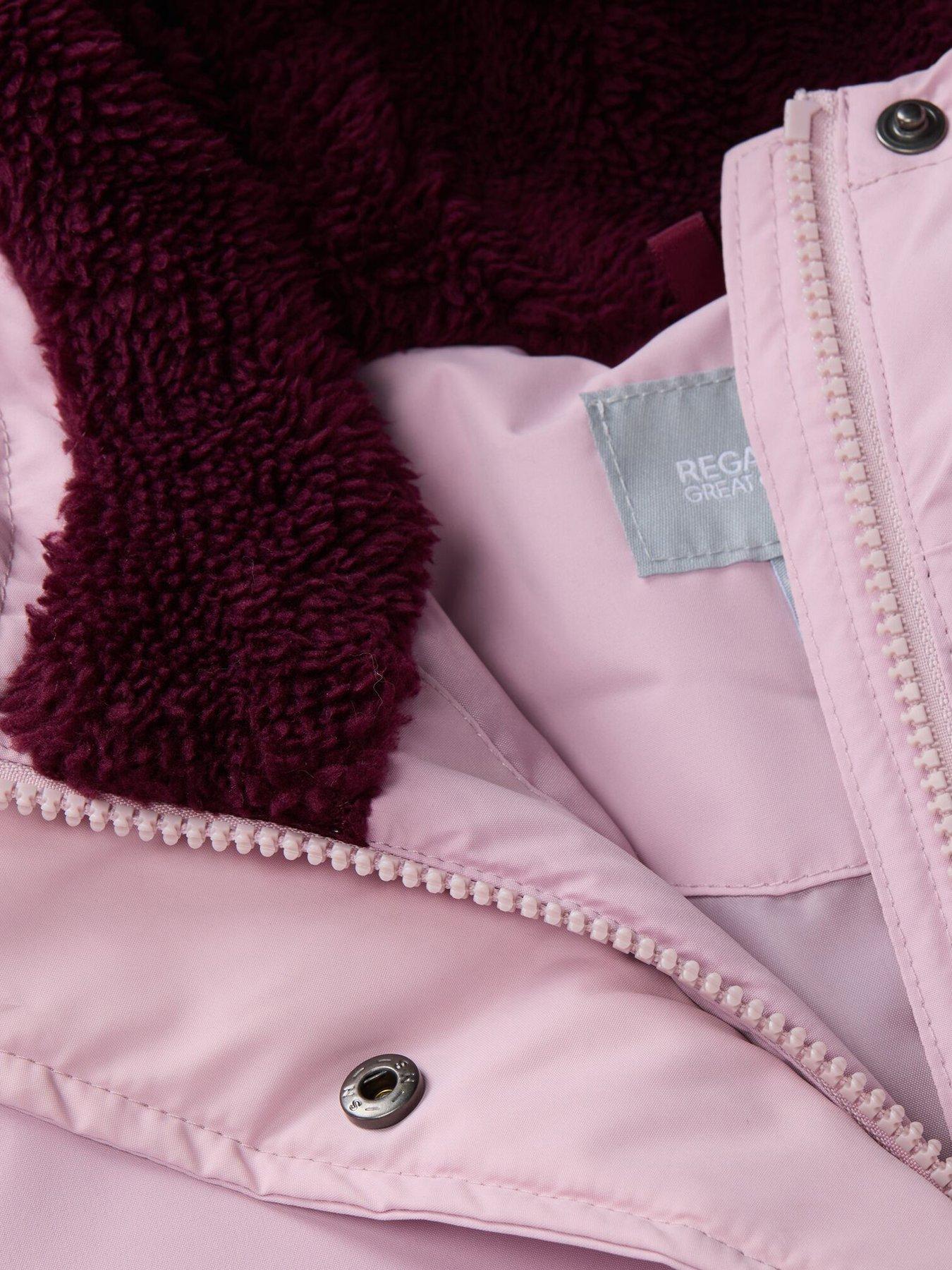 Image 5 of 7 of Regatta Kids Junior Vallina Waterproof Insulated Jacket - Powder Lilac