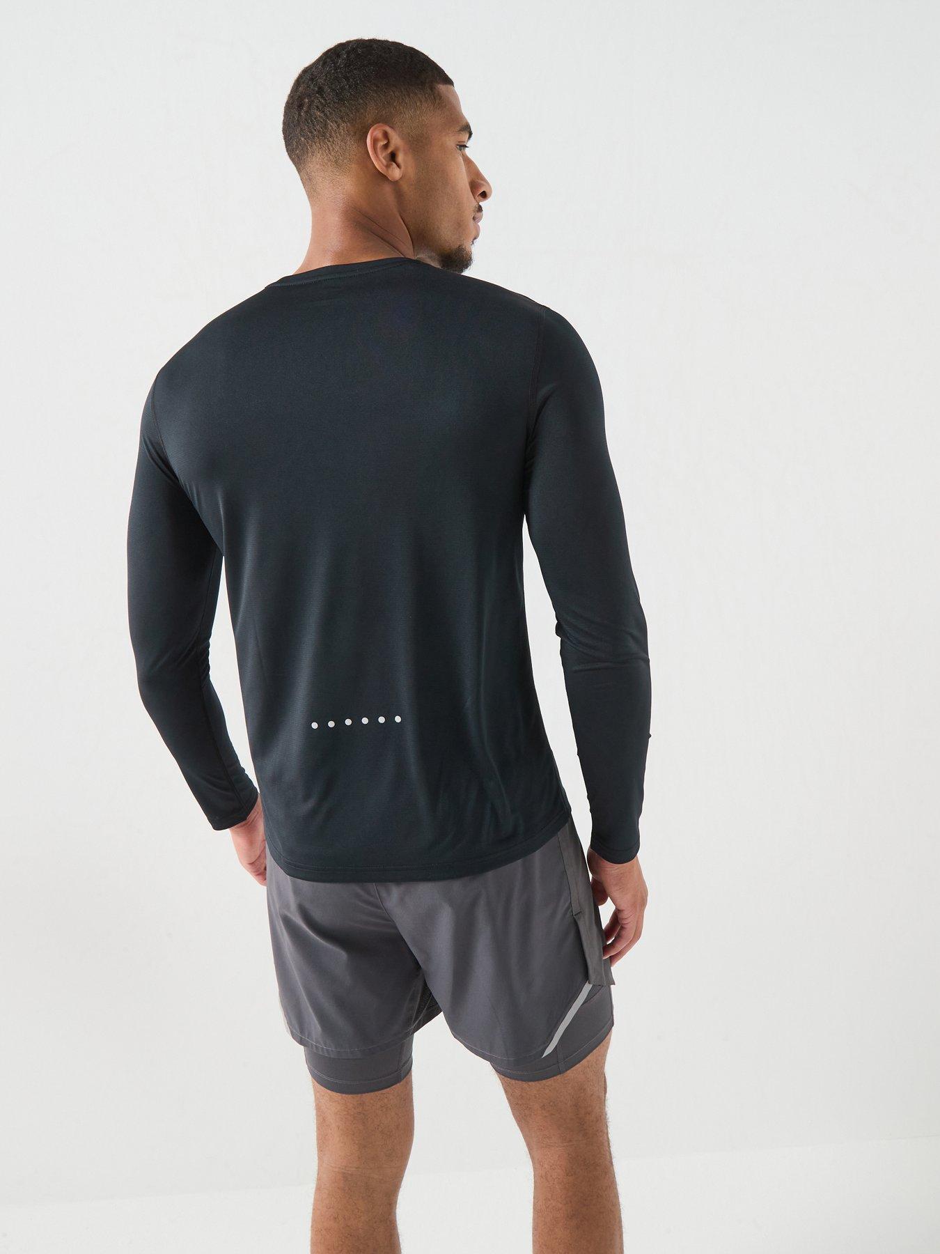 Image 2 of 6 of Ronhill Mens Running Core Long Sleeve T-Shirt - Black
