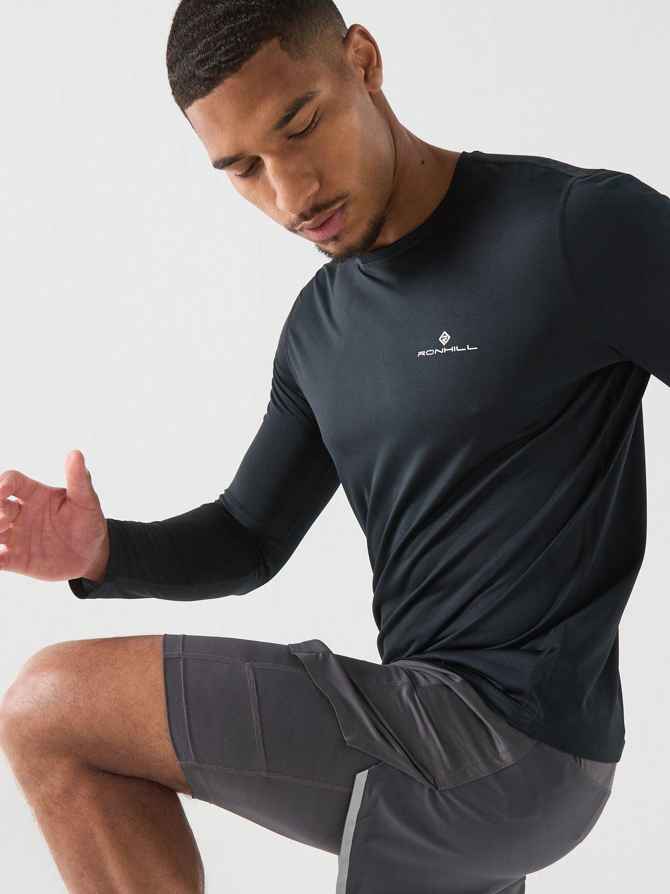 Image 4 of 6 of Ronhill Mens Running Core Long Sleeve T-Shirt - Black