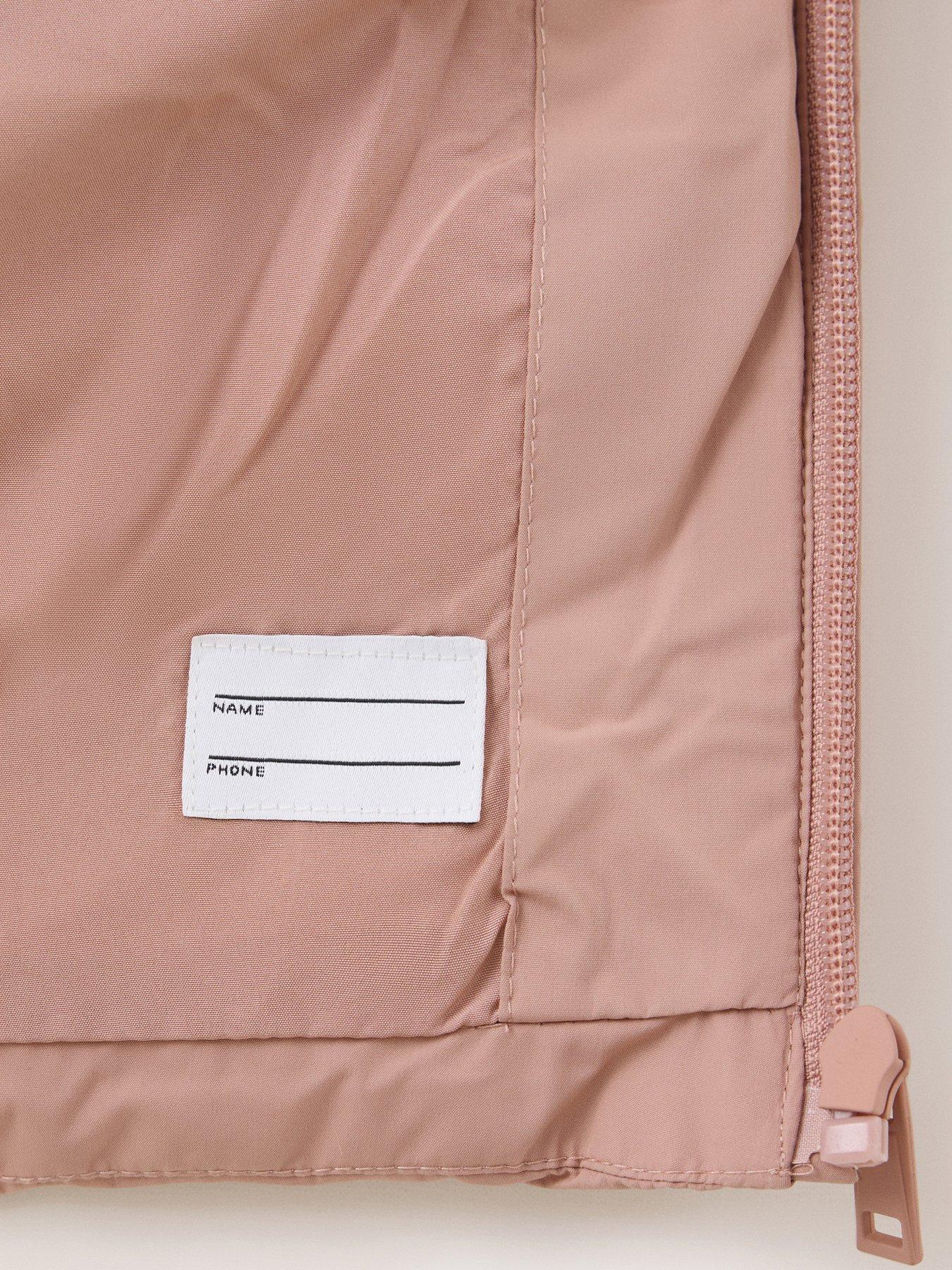 Image 3 of 4 of Mango Girls Hooded Long Padded Anorak - Pink