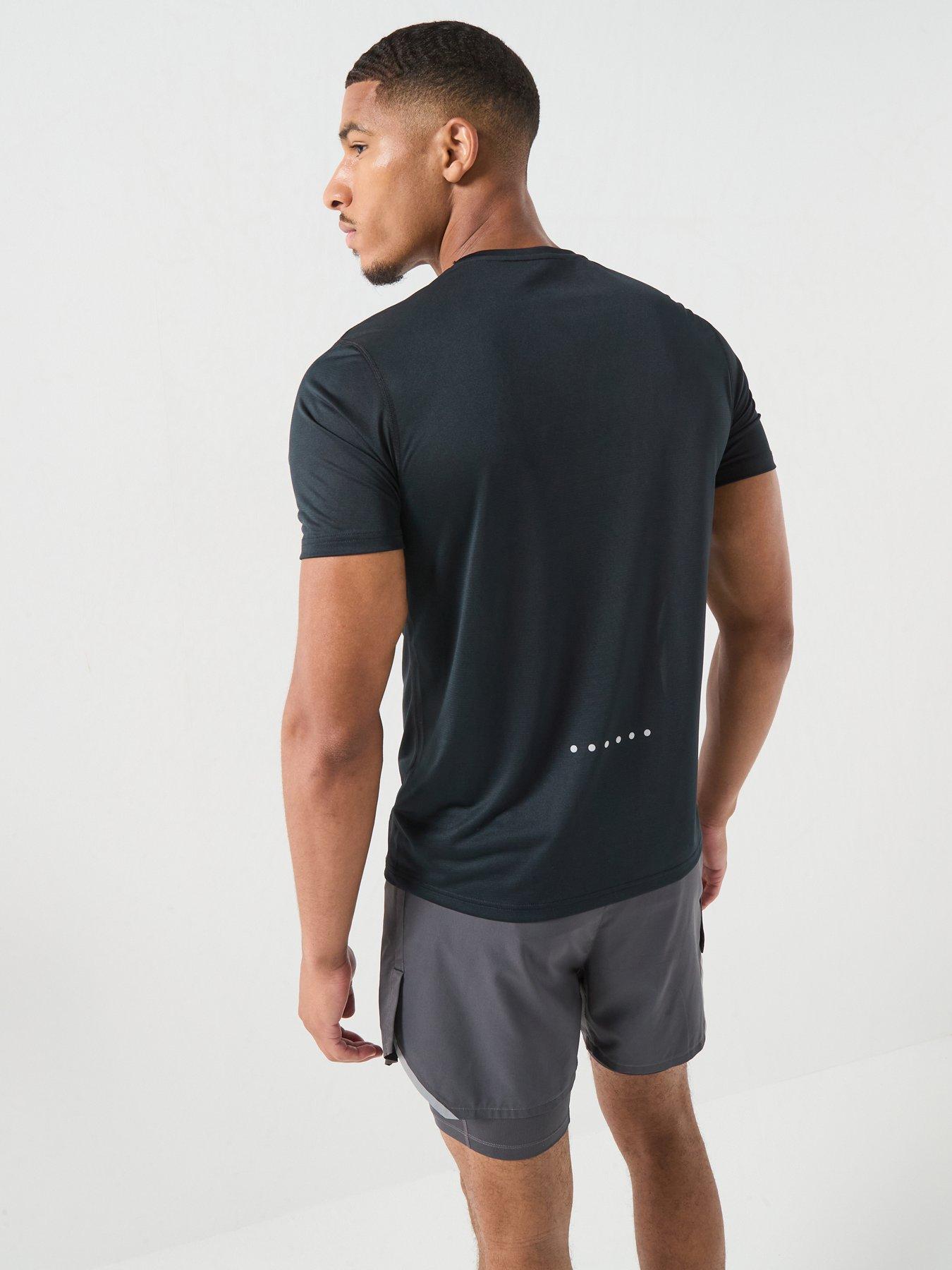 Image 2 of 5 of Ronhill Mens Running Core Short Sleeve T-Shirt - Black