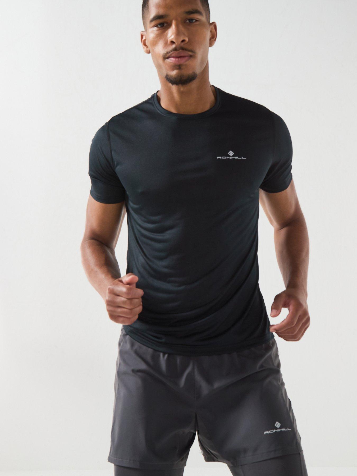 Image 4 of 5 of Ronhill Mens Running Core Short Sleeve T-Shirt - Black