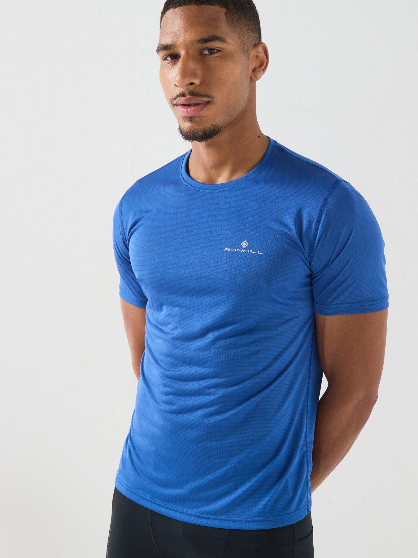Ronhill Mens Running Core Short Sleeve T-Shirt - Blue