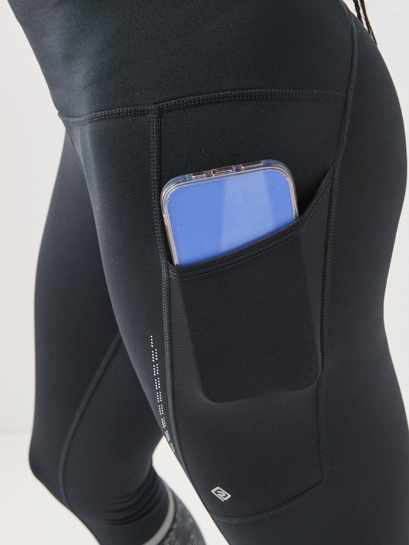 Image 5 of 6 of Ronhill Womens Running Tech Reflect Pocket Tights - Black