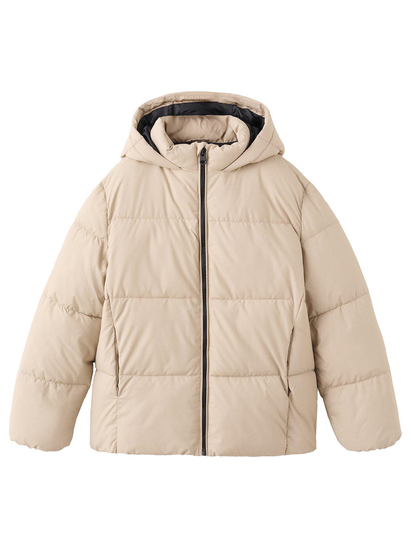 Mango Boys Padded Short Coat - Cream