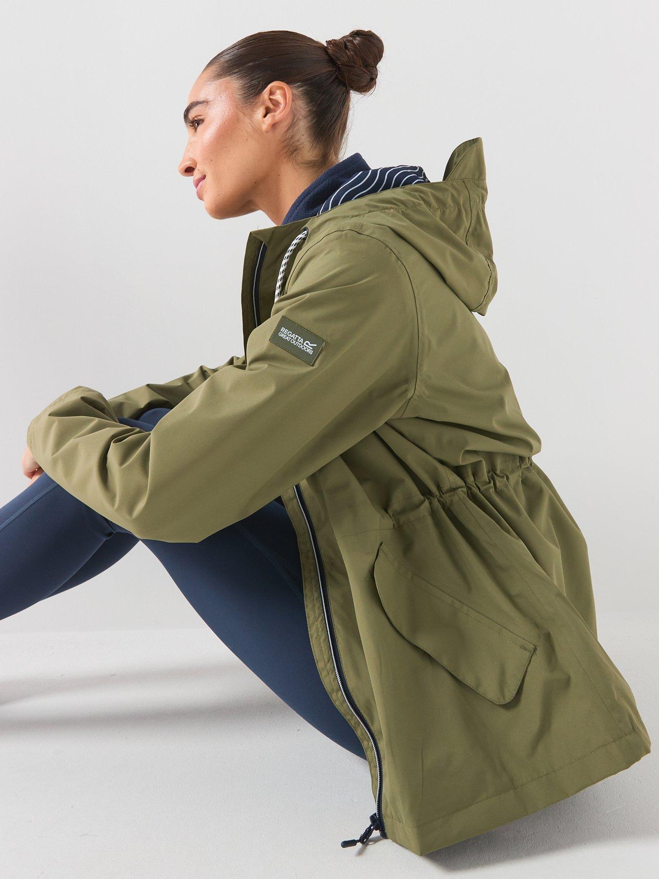 Image 6 of 7 of Regatta Ladies Bayletta Waterproof Shell-four Leaf Clover