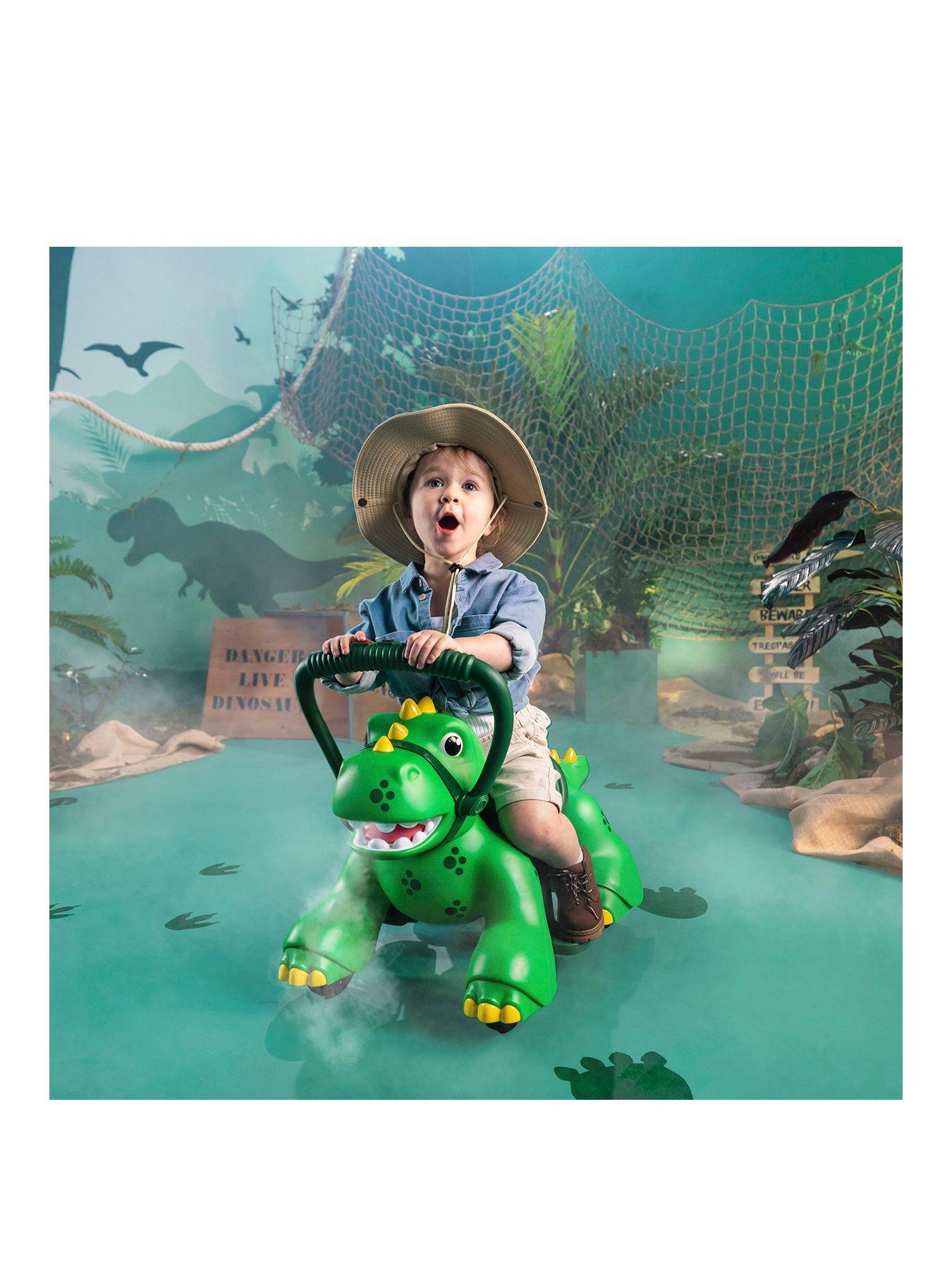 Image 1 of 7 of Roaring Dino Electric Ride-On with Lights & Sounds