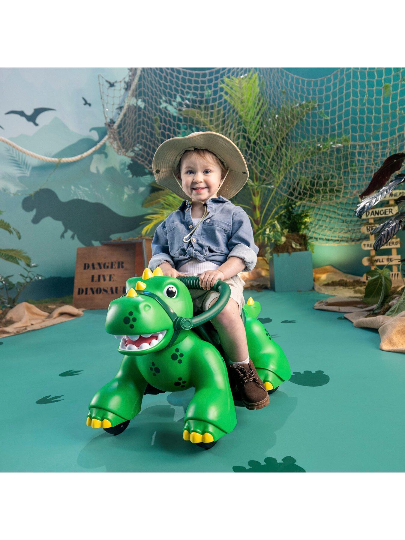 Image 4 of 7 of Roaring Dino Electric Ride-On with Lights & Sounds