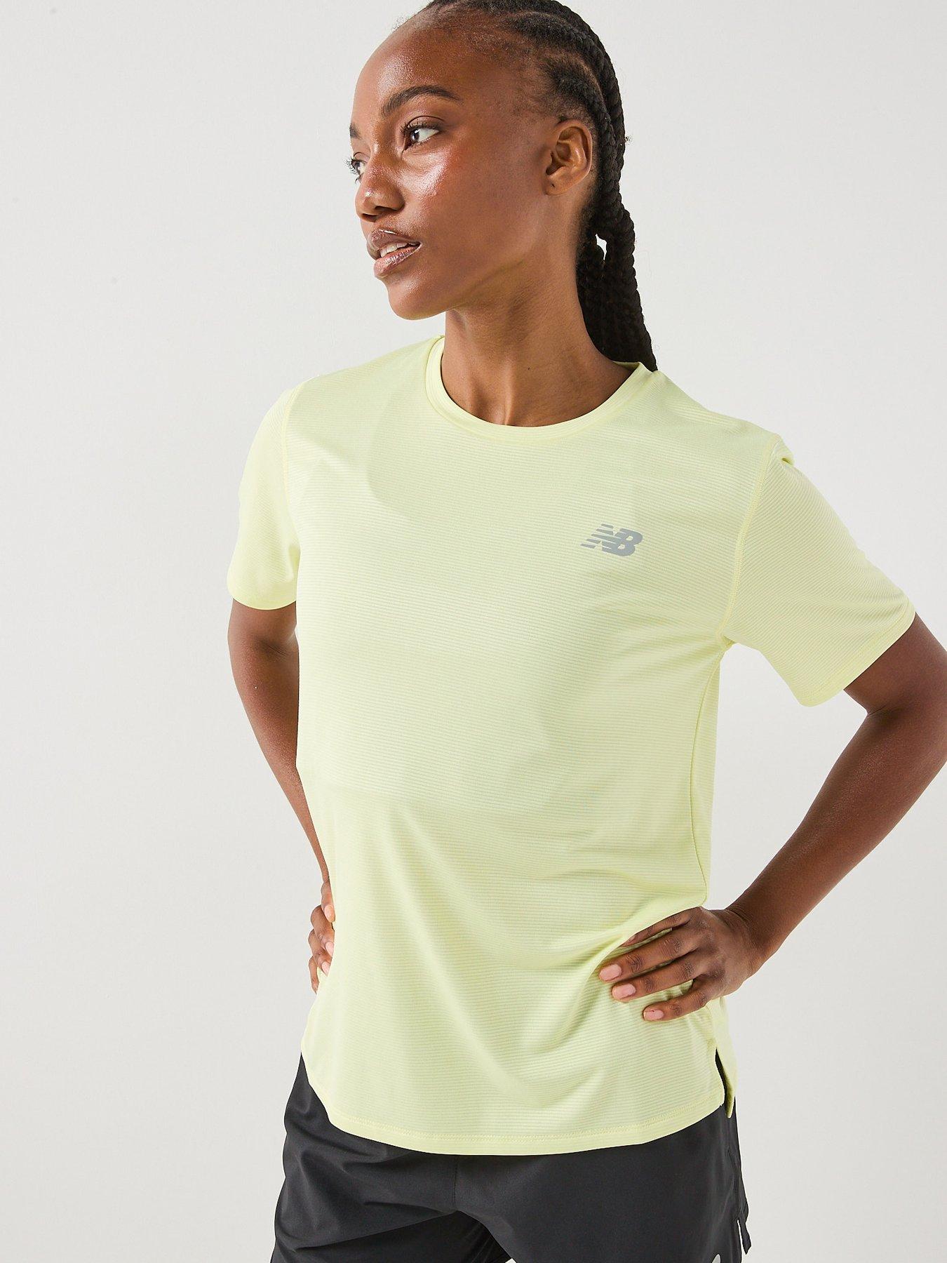 New Balance Women's Running Essential T-Shirt - Yellow