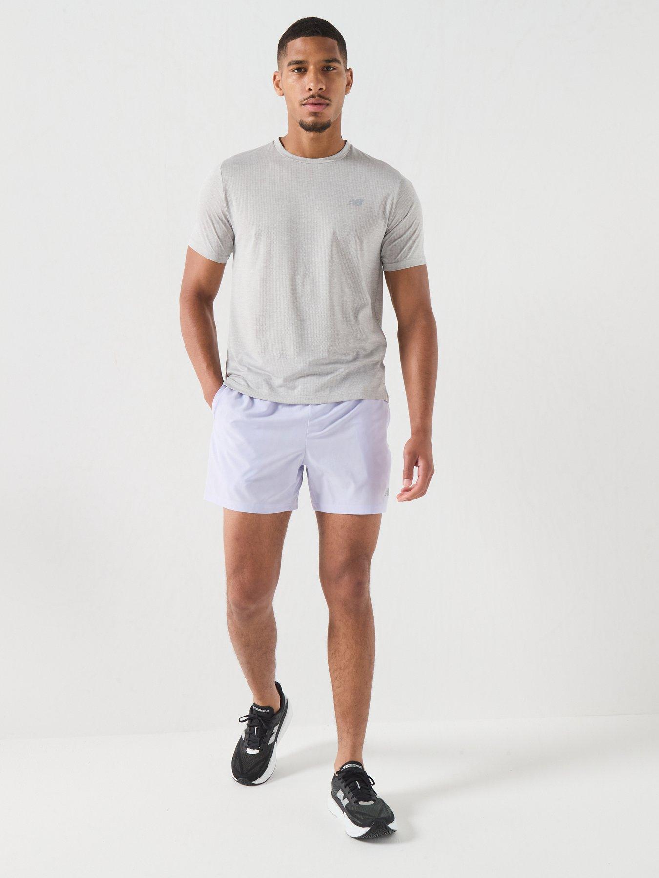 Image 3 of 6 of New Balance Mens Running Athletics T-Shirt - Grey