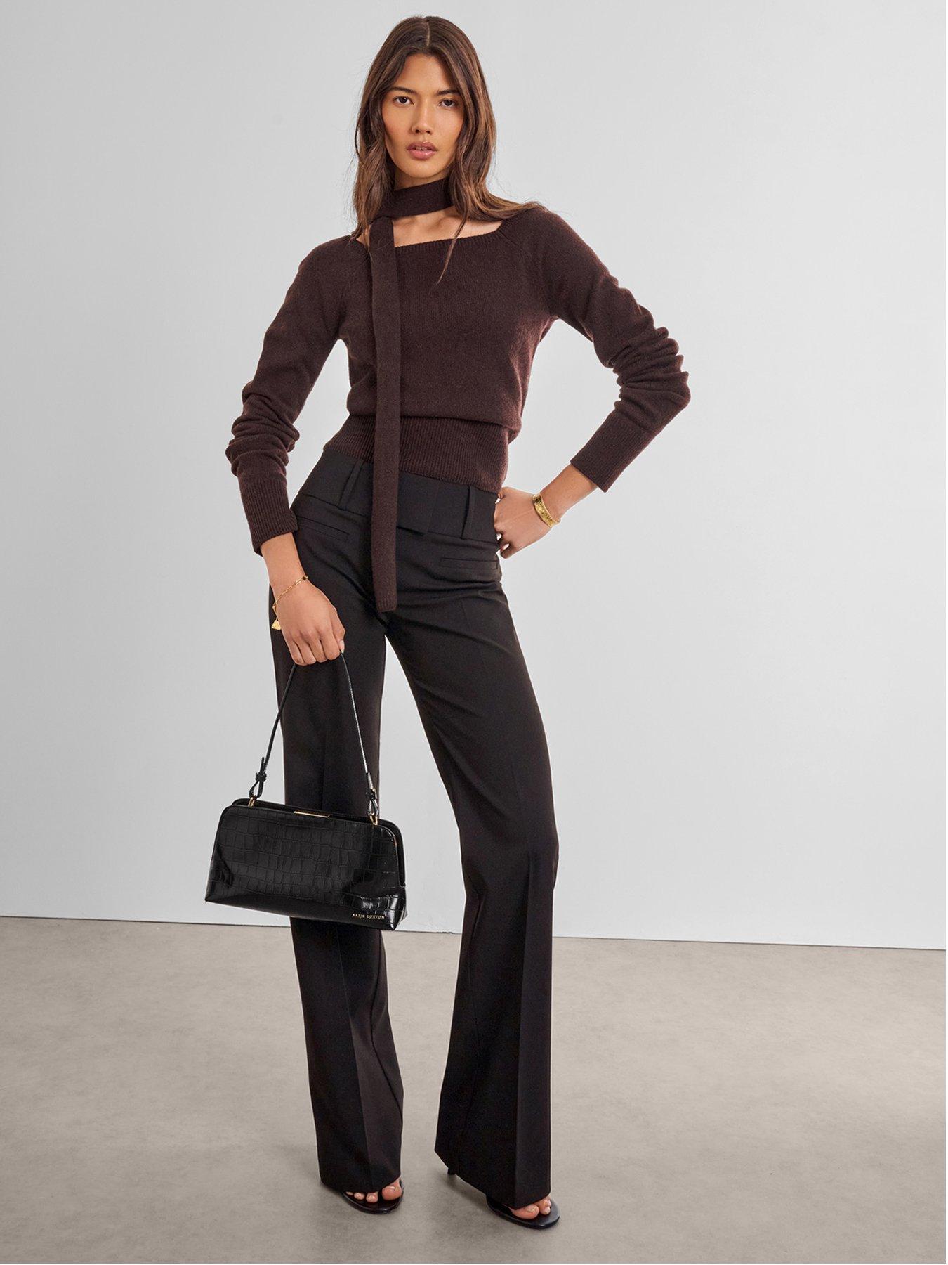 Katie Loxton Estelle Multiway Bag - Black Faux Croc