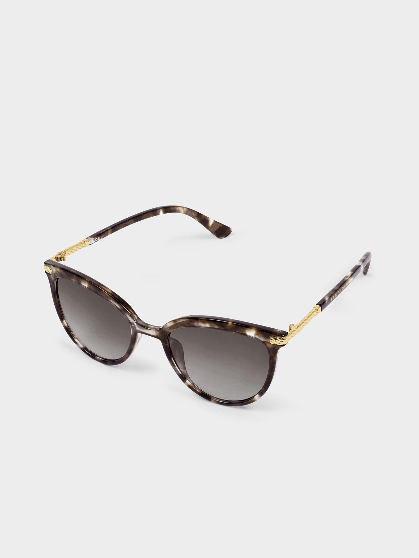 Image 3 of 6 of Katie Loxton Ravello Sunglasses - Transparent Light Tortoiseshell