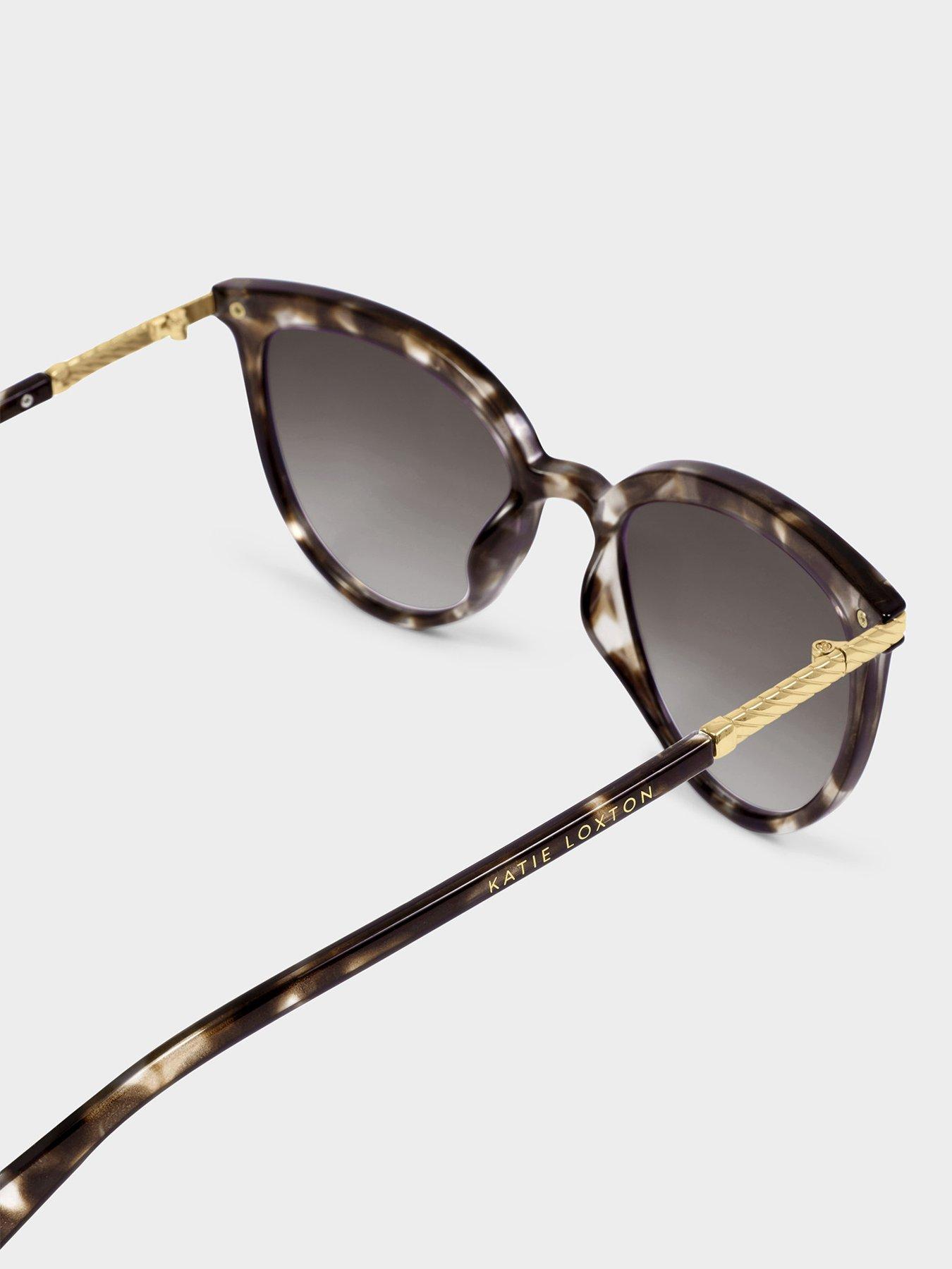 Image 4 of 6 of Katie Loxton Ravello Sunglasses - Transparent Light Tortoiseshell