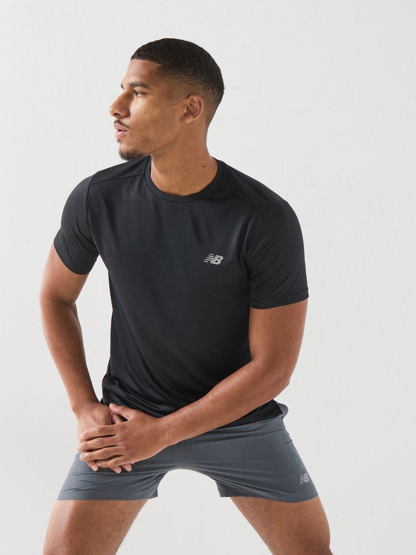 New Balance Mens Running Essential T-Shirt - Black