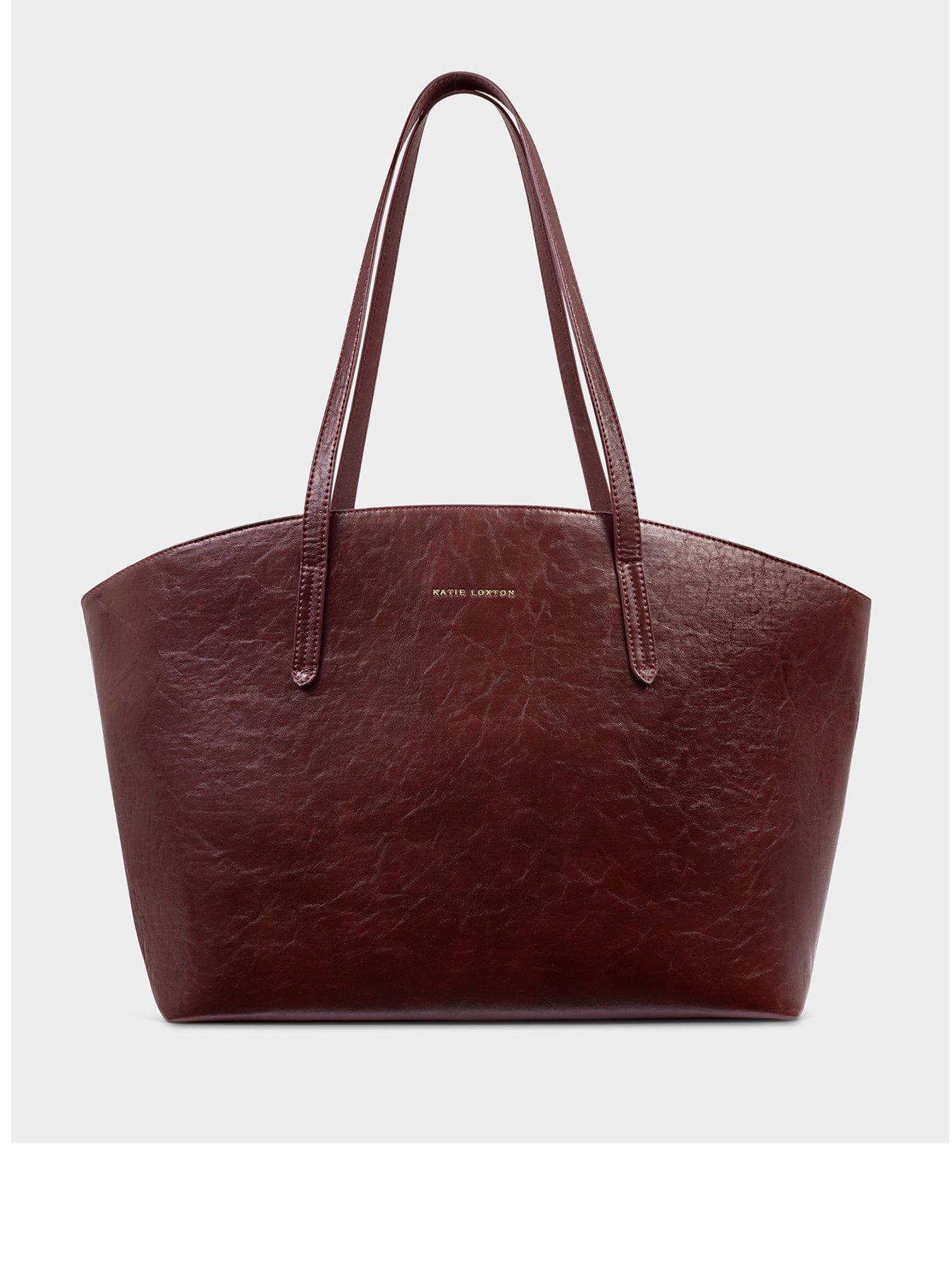 Image 2 of 7 of Katie Loxton Harlyn Work Tote Bag - Cherry Distressed