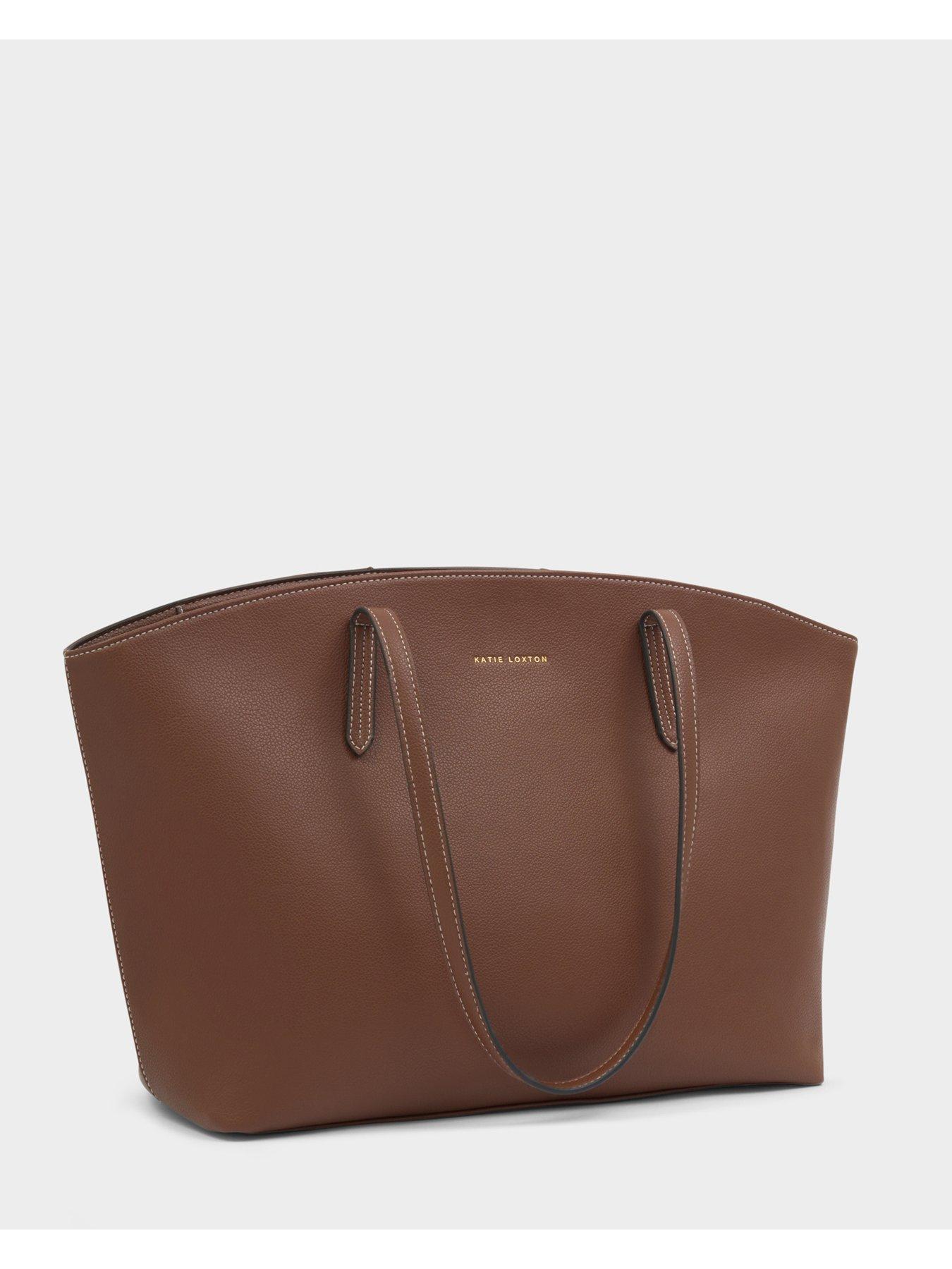 Image 6 of 7 of Katie Loxton Harlyn Work Tote Bag - Chocolate