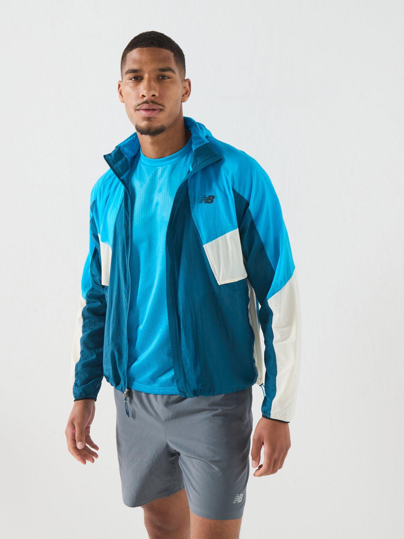 Image 1 of 6 of New Balance Mens Running Rc Jacket - Blue