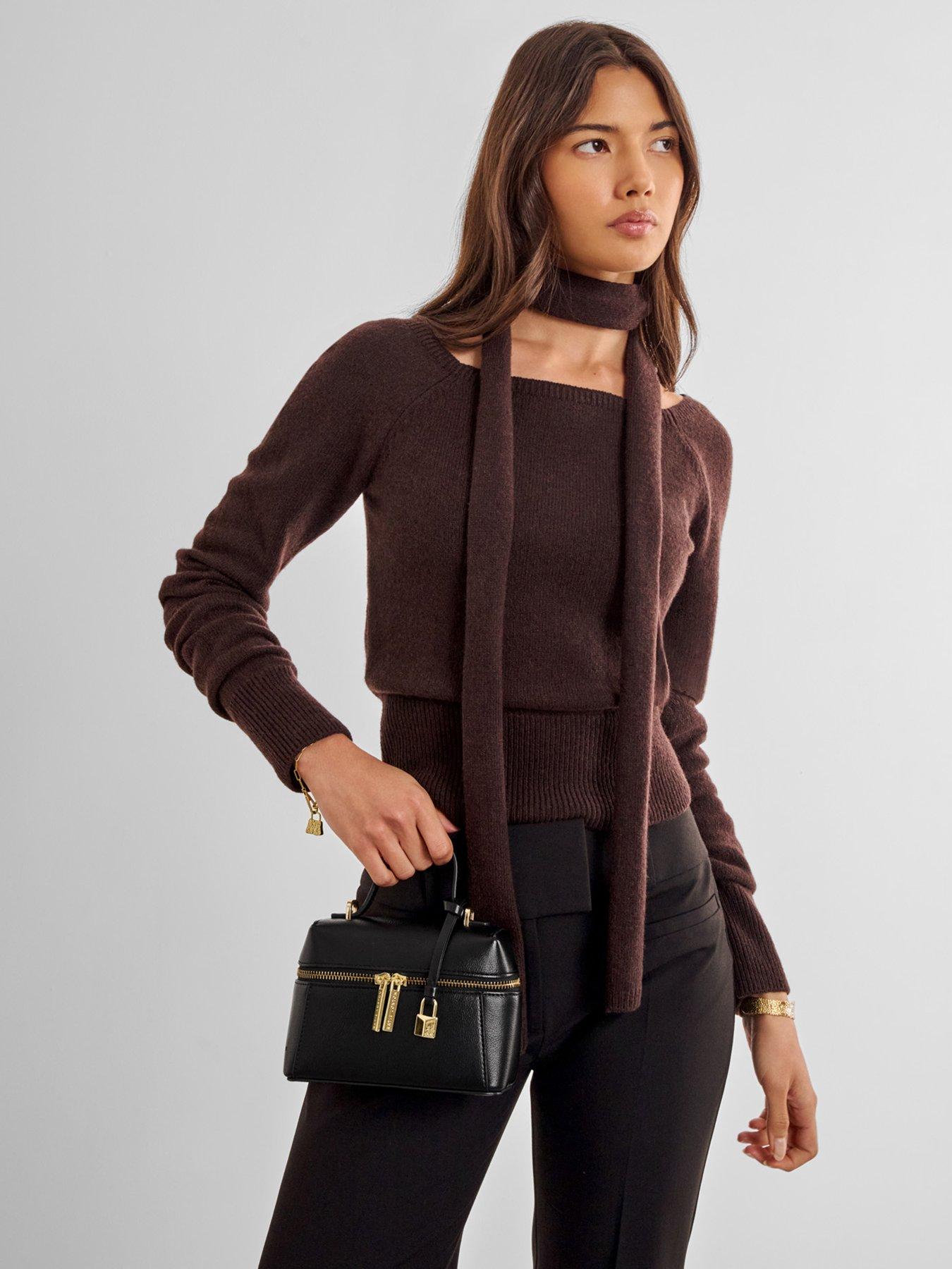 Katie Loxton Mia Mini Vanity Crossbody Bag - Black