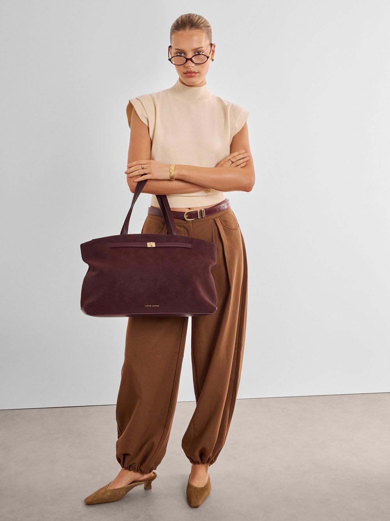 Katie Loxton Orin Tote Bag - Cherry Suedette / Cherry