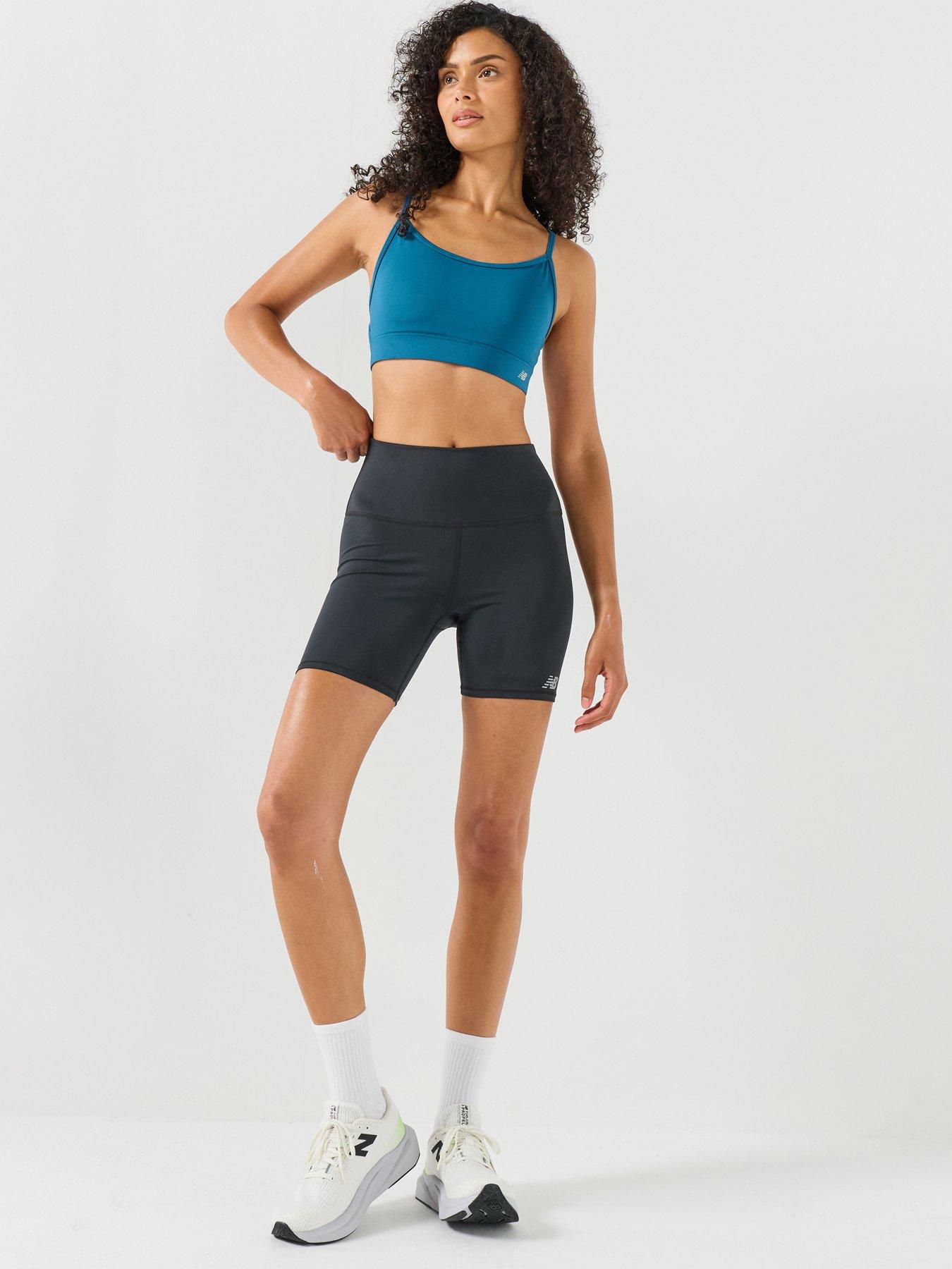 Image 3 of 6 of New Balance Womens Training Essential Yoga Bra - Blue