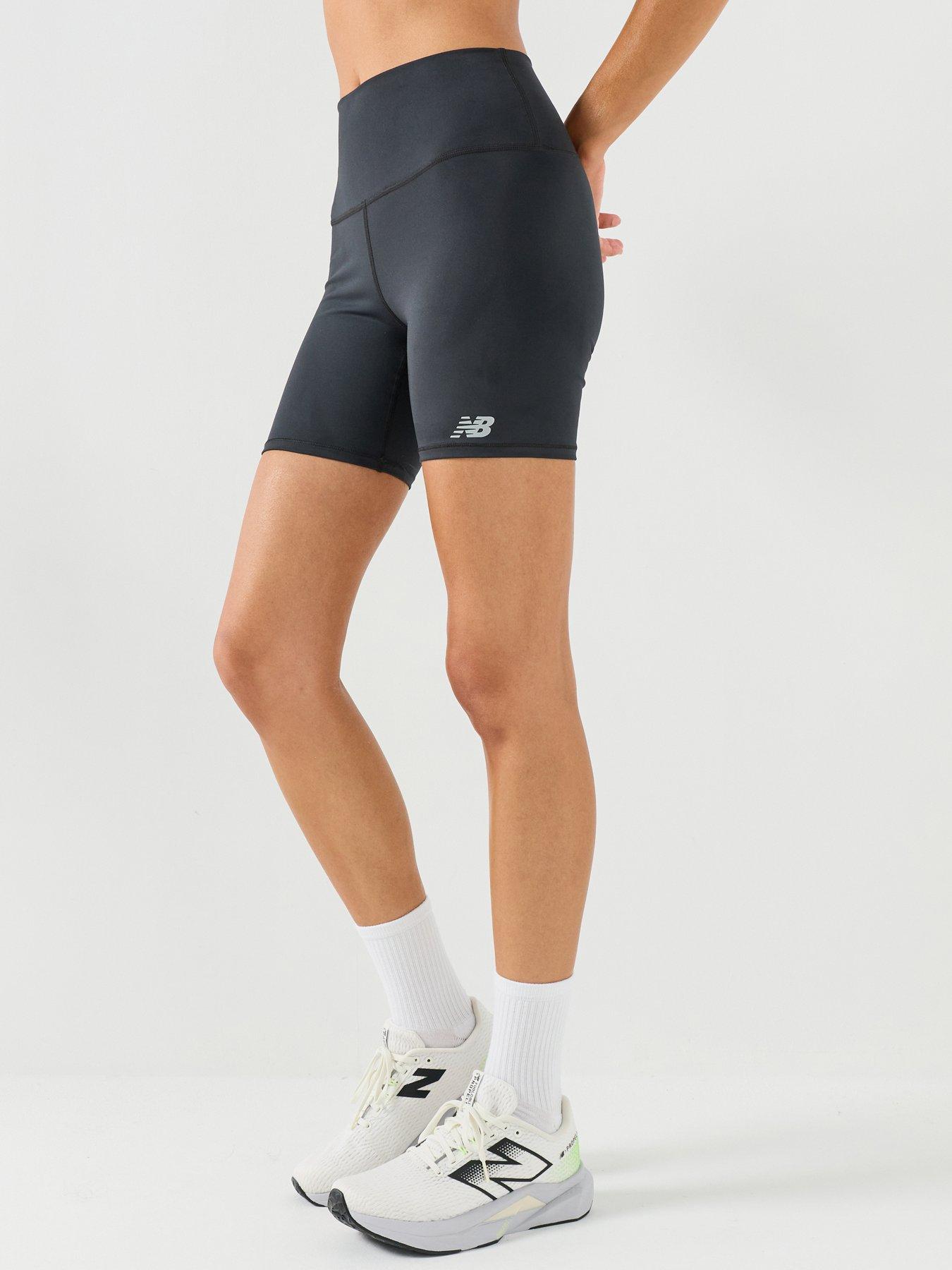 Image 1 of 6 of New Balance Womens Training Harmony High Rise 6inch Short - Black