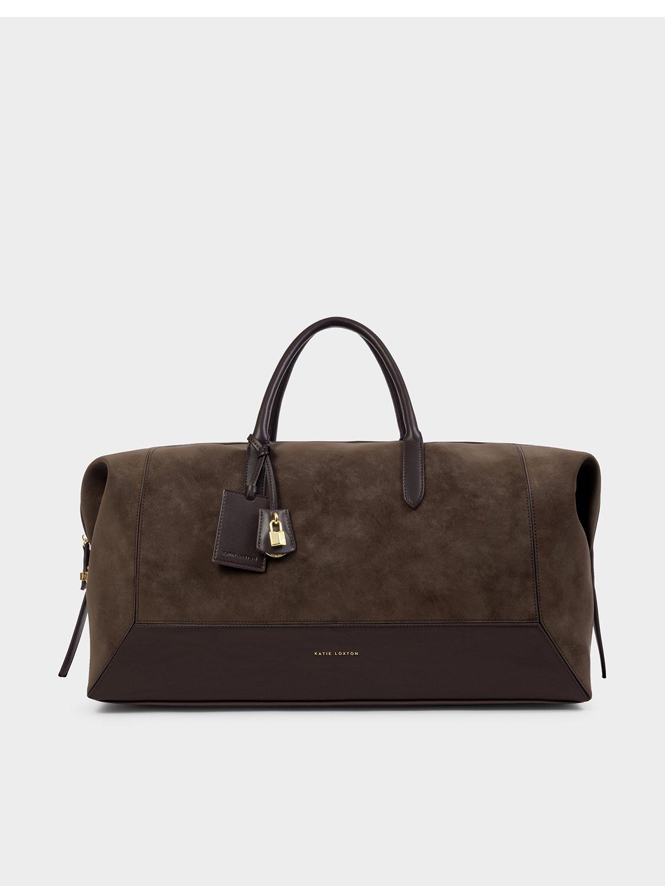 Image 2 of 7 of Katie Loxton Charlbury Weekend Bag - Bitter Chocolate Suedette / Bitter Chocolate
