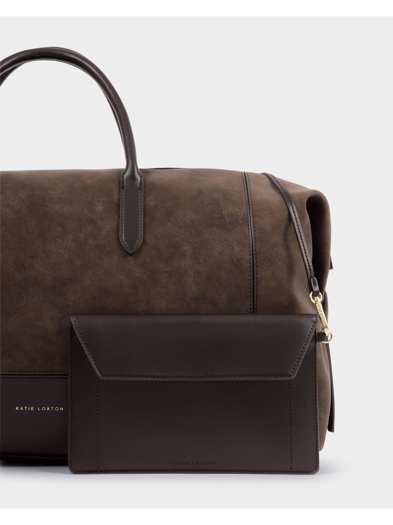 Image 4 of 7 of Katie Loxton Charlbury Weekend Bag - Bitter Chocolate Suedette / Bitter Chocolate