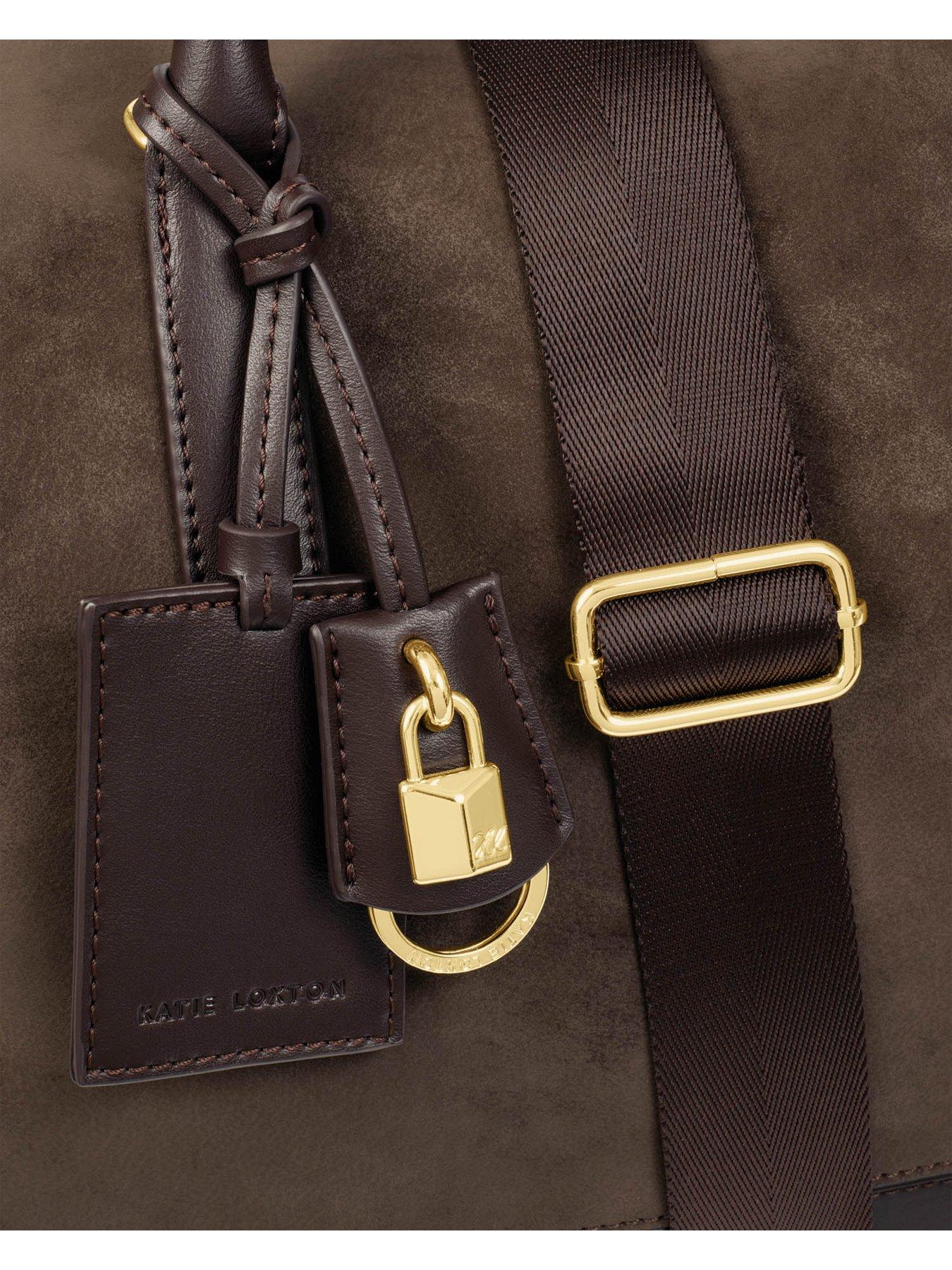 Image 5 of 7 of Katie Loxton Charlbury Weekend Bag - Bitter Chocolate Suedette / Bitter Chocolate