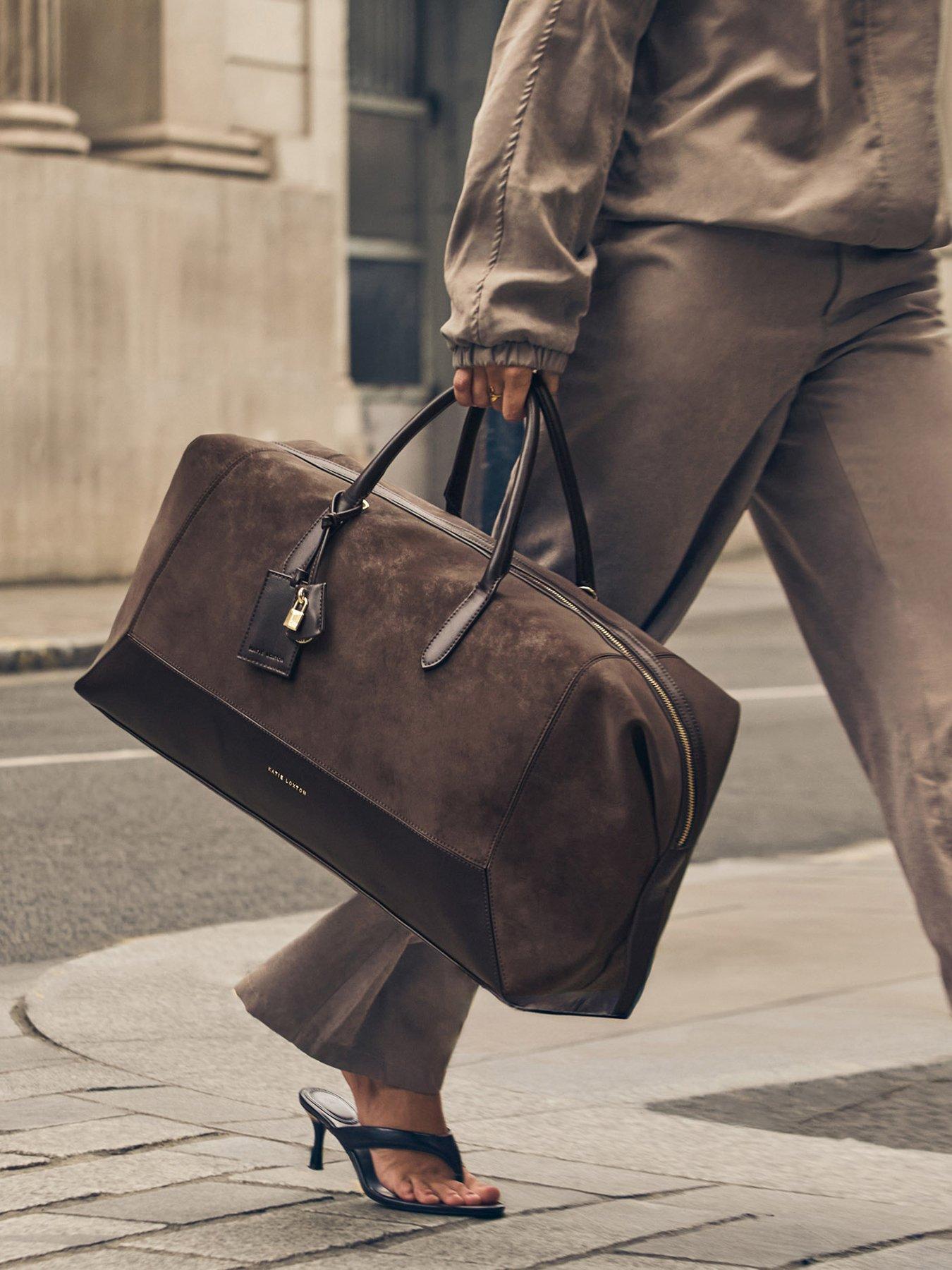 Image 6 of 7 of Katie Loxton Charlbury Weekend Bag - Bitter Chocolate Suedette / Bitter Chocolate