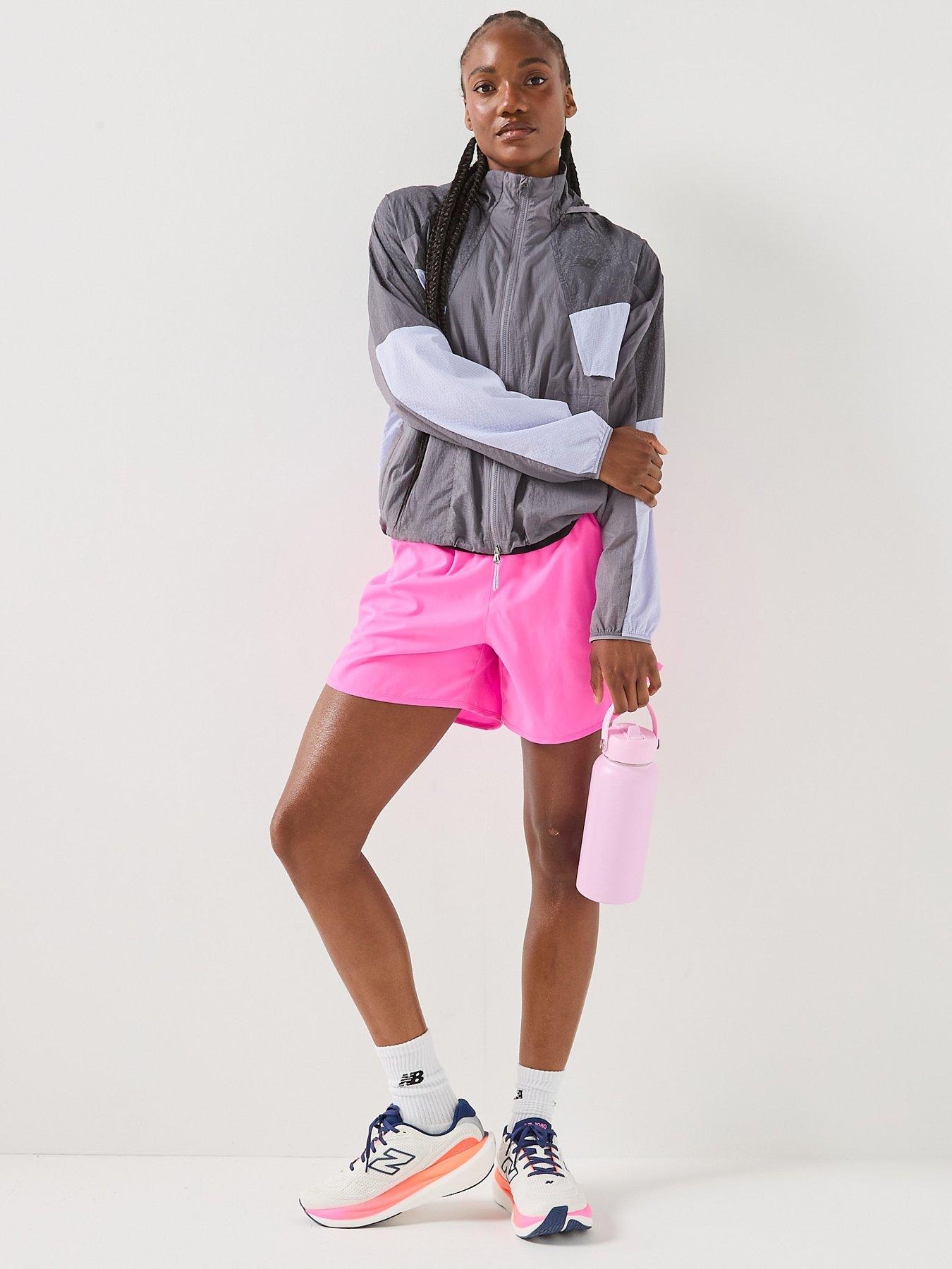 Image 3 of 6 of New Balance Women's Running Essential Shorts - Pink