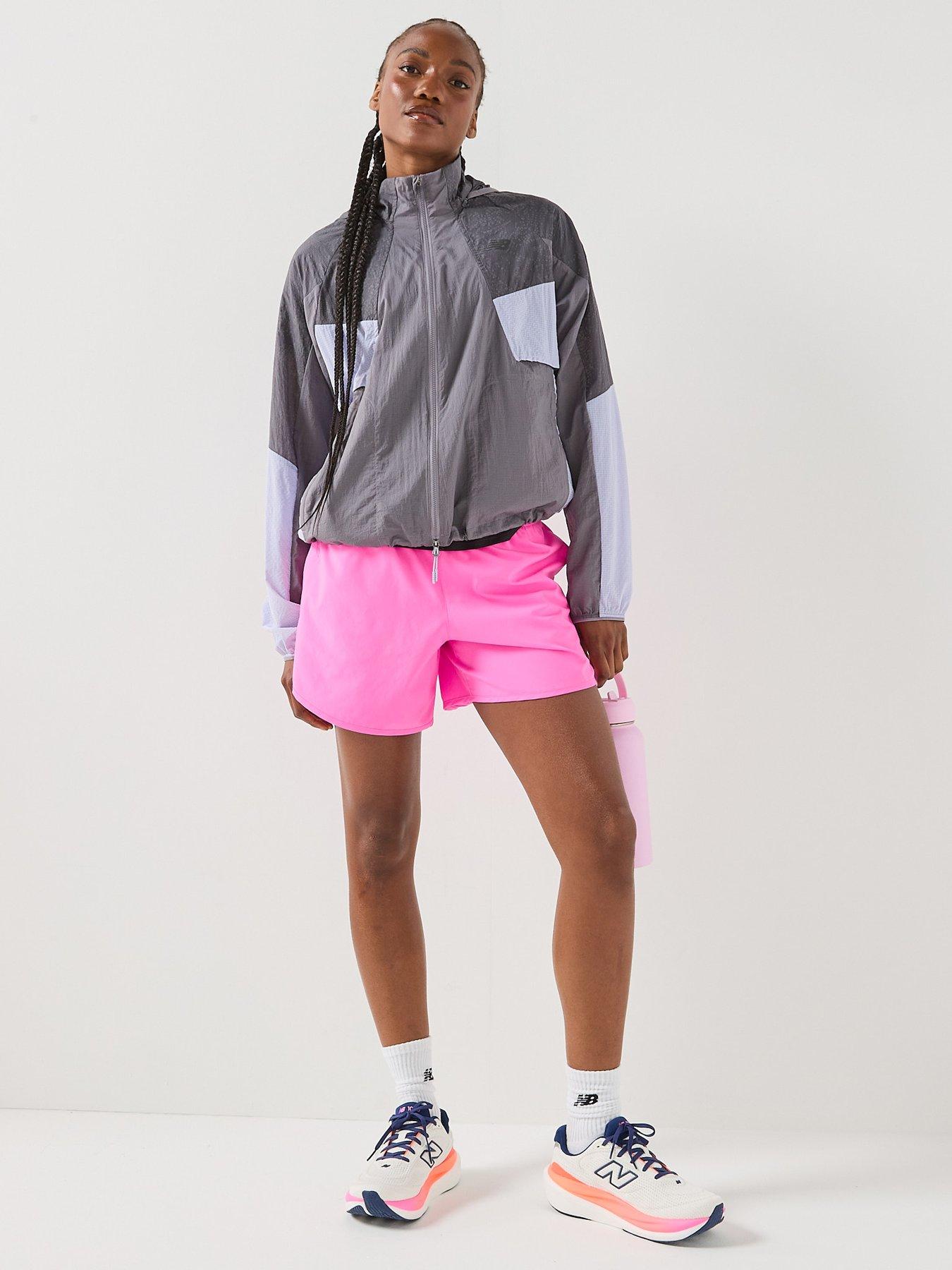 Image 6 of 6 of New Balance Women's Running Essential Shorts - Pink