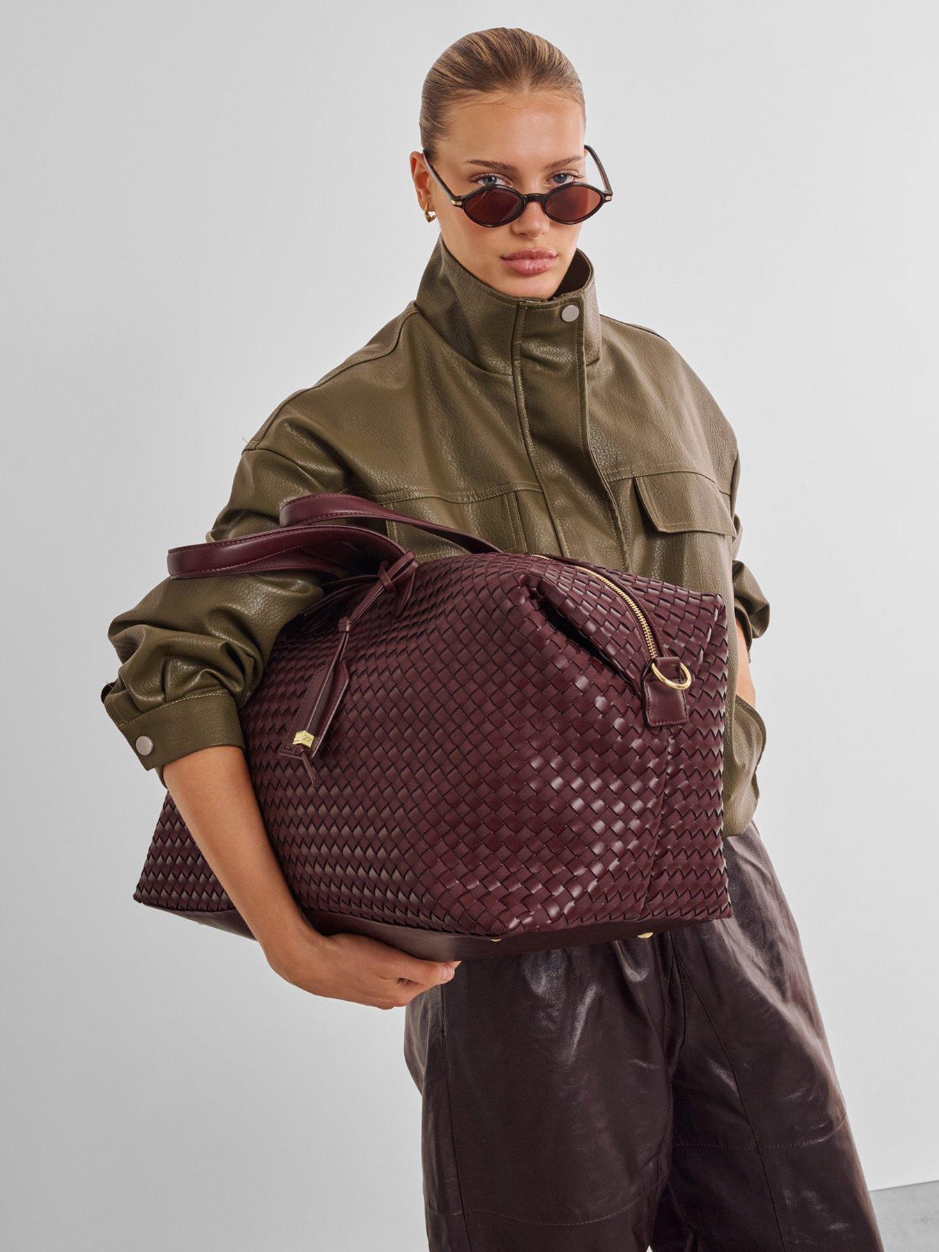Katie Loxton Soho Hand Woven Weekend Bag - Cherry Mixed