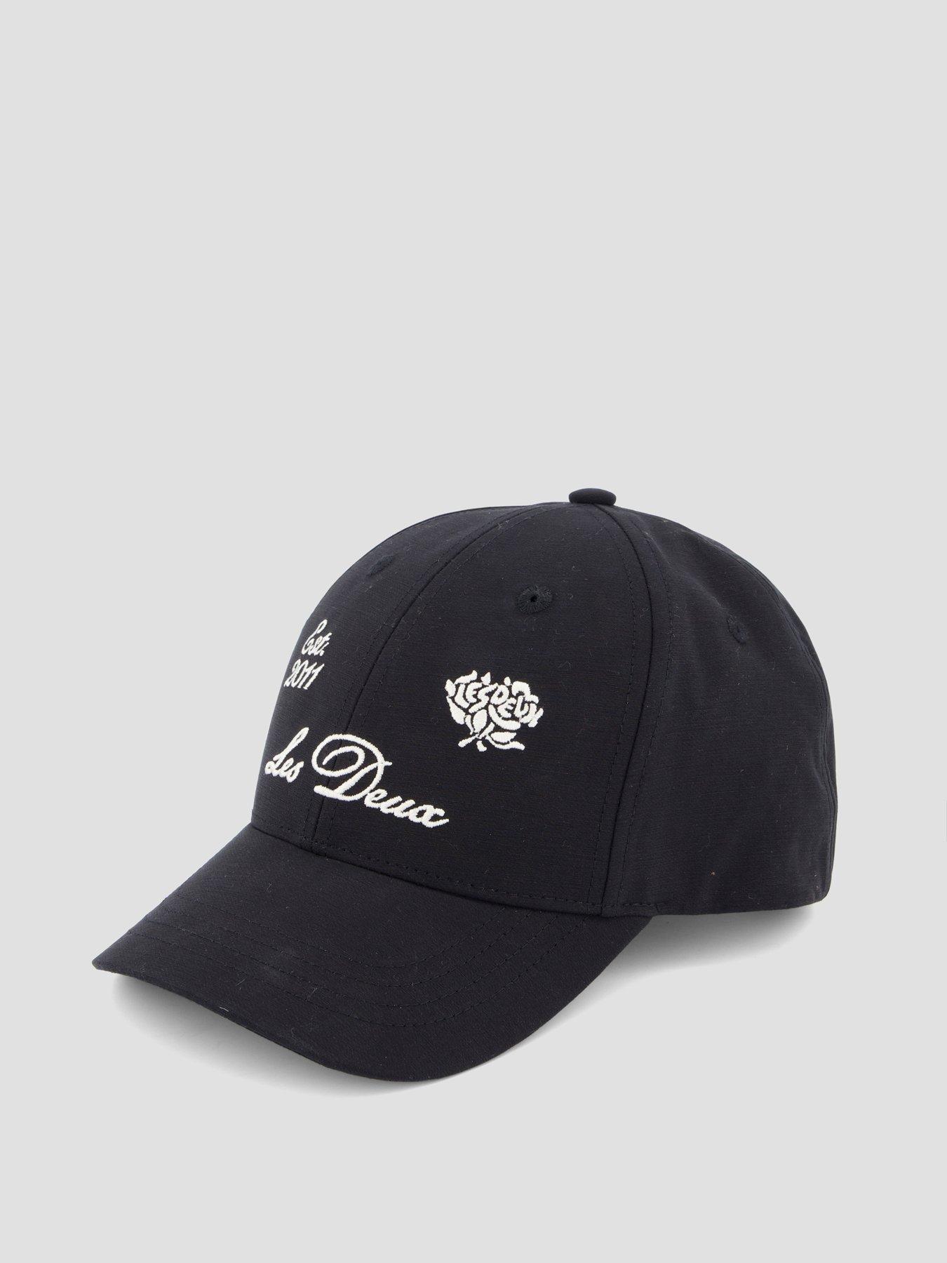Image 2 of 4 of Les Deux Snapback Baseball Cap - Black