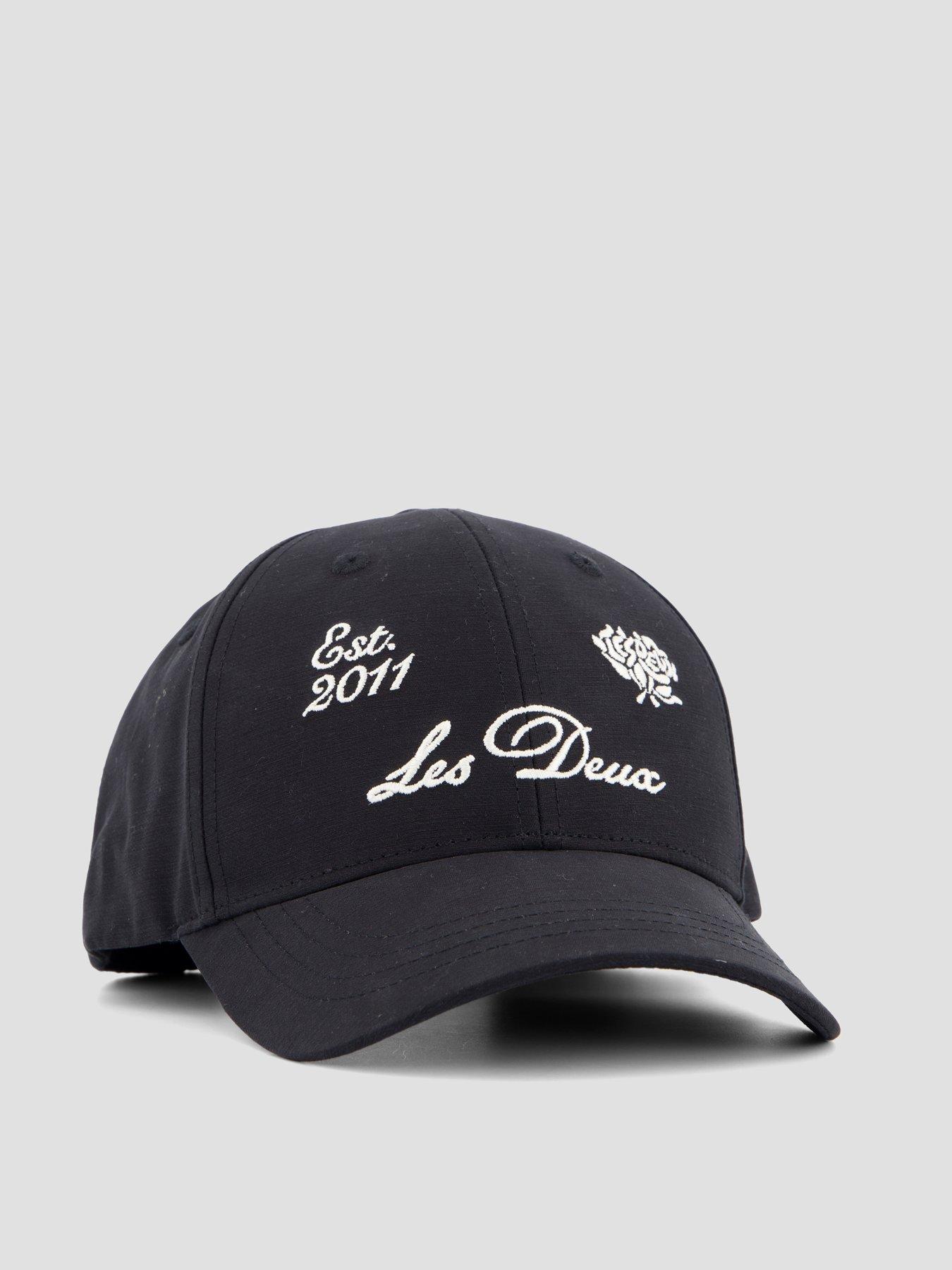Image 3 of 4 of Les Deux Snapback Baseball Cap - Black