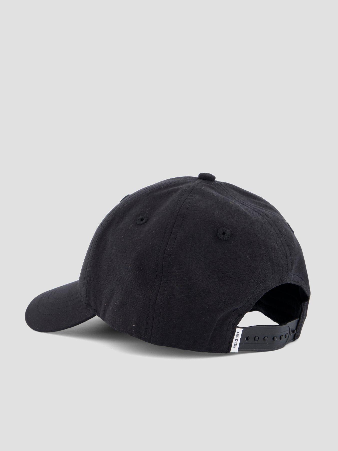Image 4 of 4 of Les Deux Snapback Baseball Cap - Black