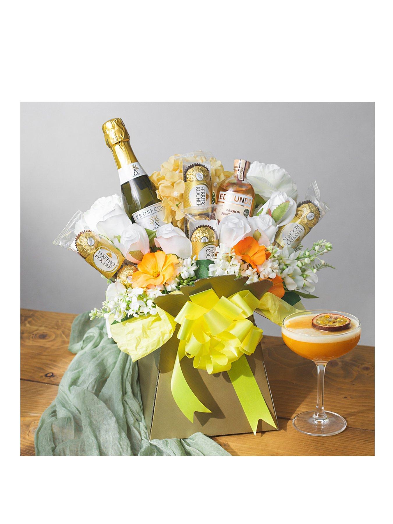 Image 1 of 3 of Funky Hampers Pornstar Martini and Prosecco Bouquet