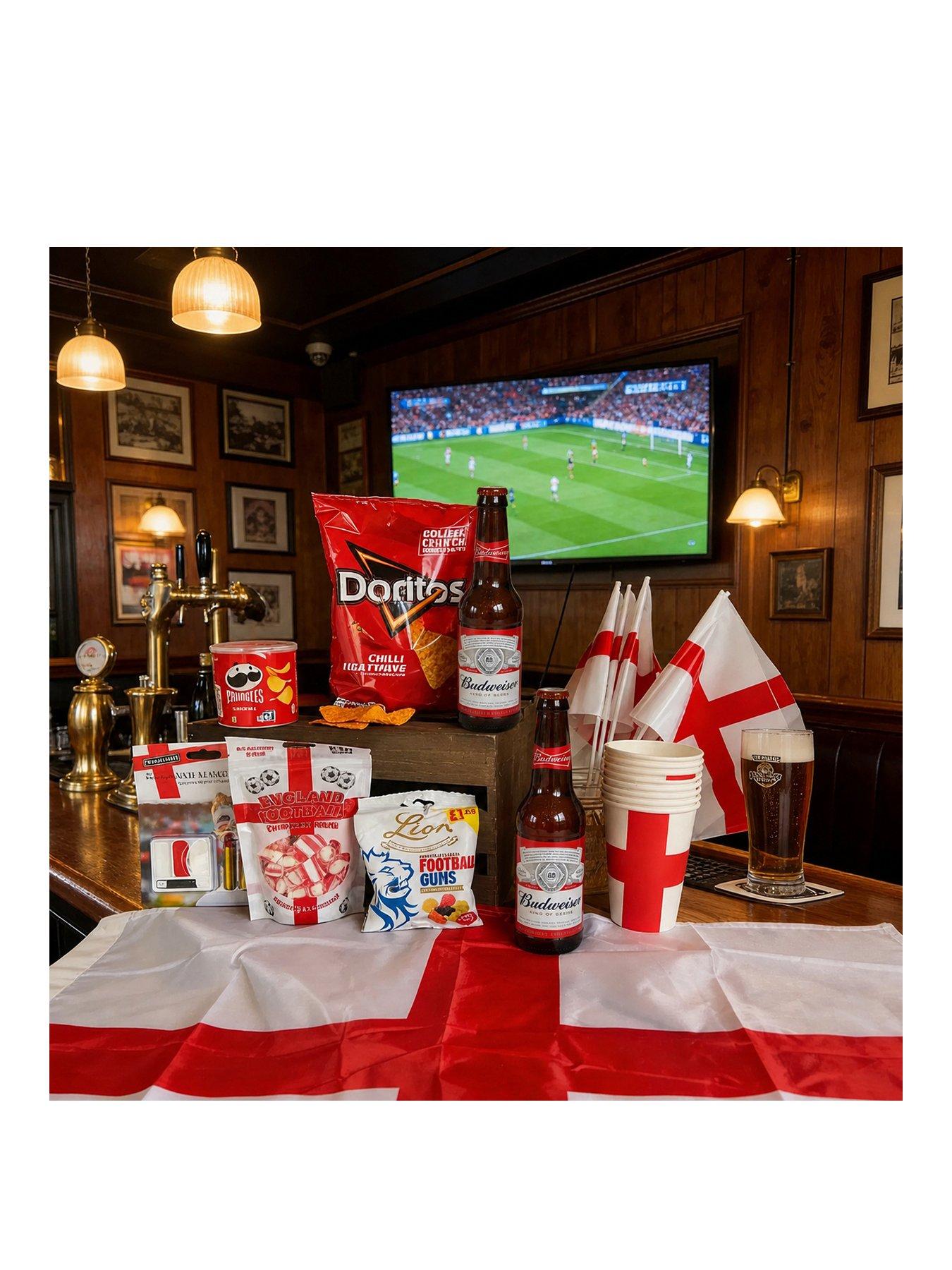 Funky Hampers England Supporters Snack & Beer Gift Set