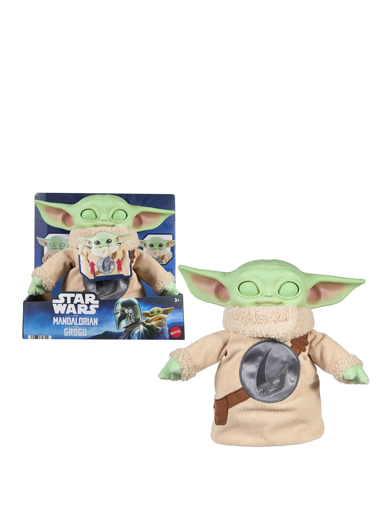 Star Wars The Mandalorian  &  Grogu Movie Pick-Me-Up Grogu Character Plush Rondel Design Vinyl Head