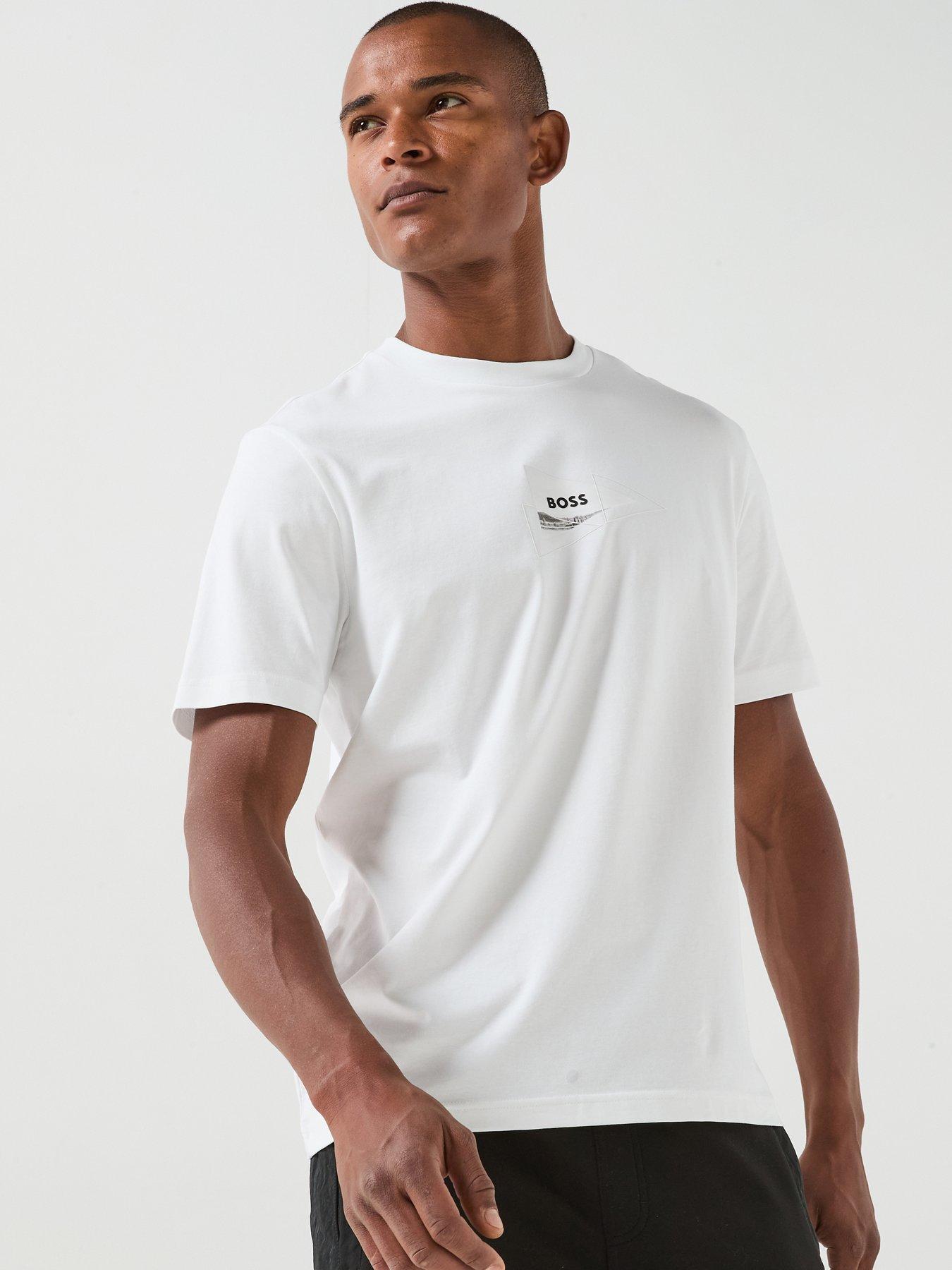 BOSS Photo Back Graphic T-Shirt - White