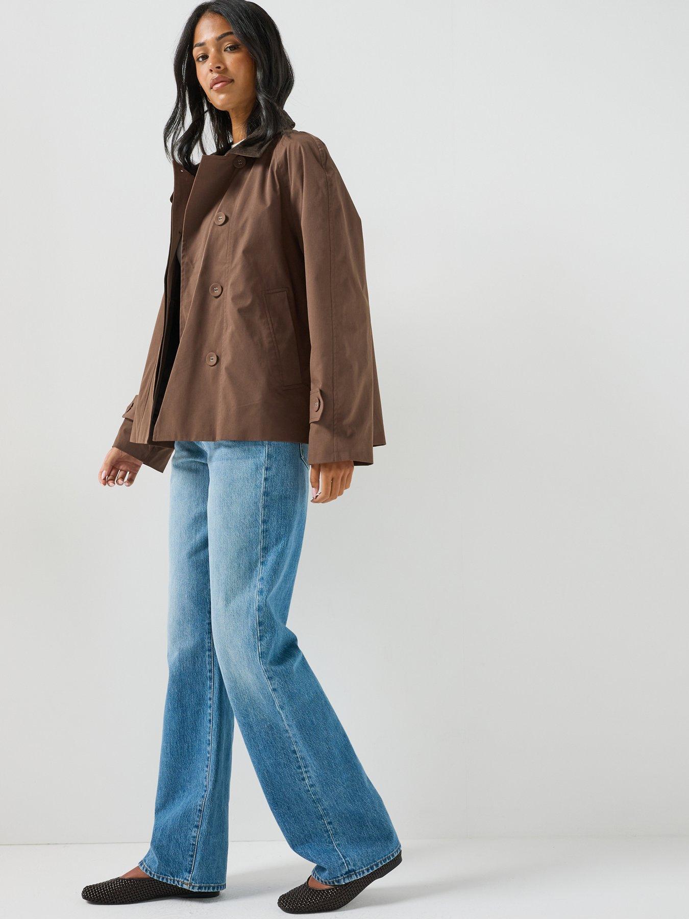 Image 3 of 6 of Only Onlorchid Corduroy Jacket - Chocolate Brown